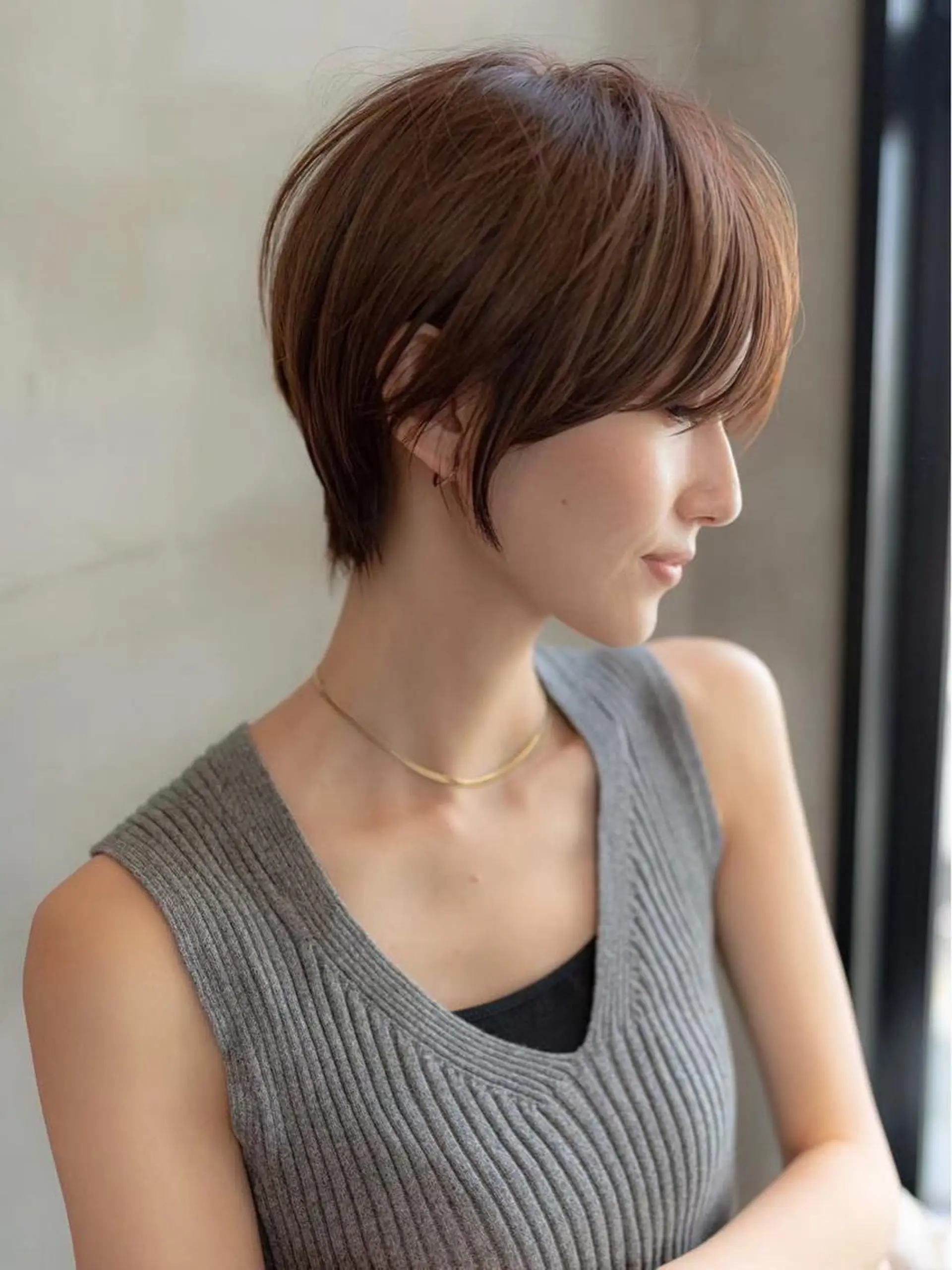 ショート カラー カット ヘアカラー トリートメント 🉐レイヤー/塩見 弘樹🉐渋谷のヘアスタイル