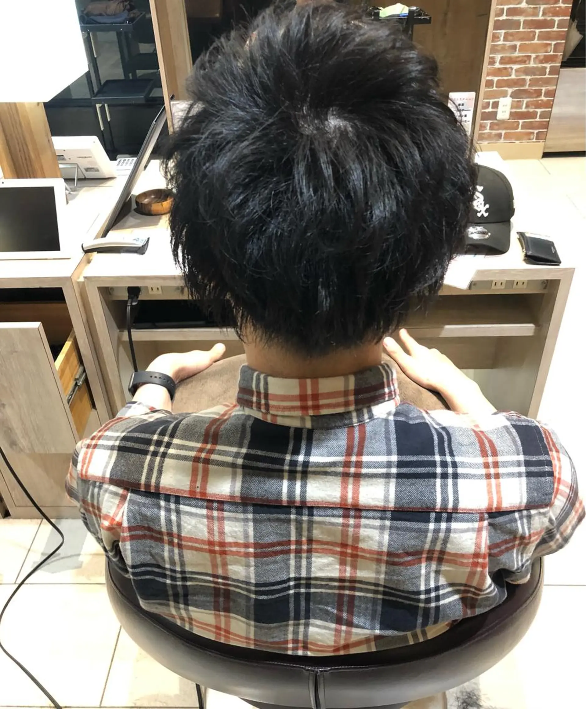 メンズ 飯盛 数馬のヘアスタイル