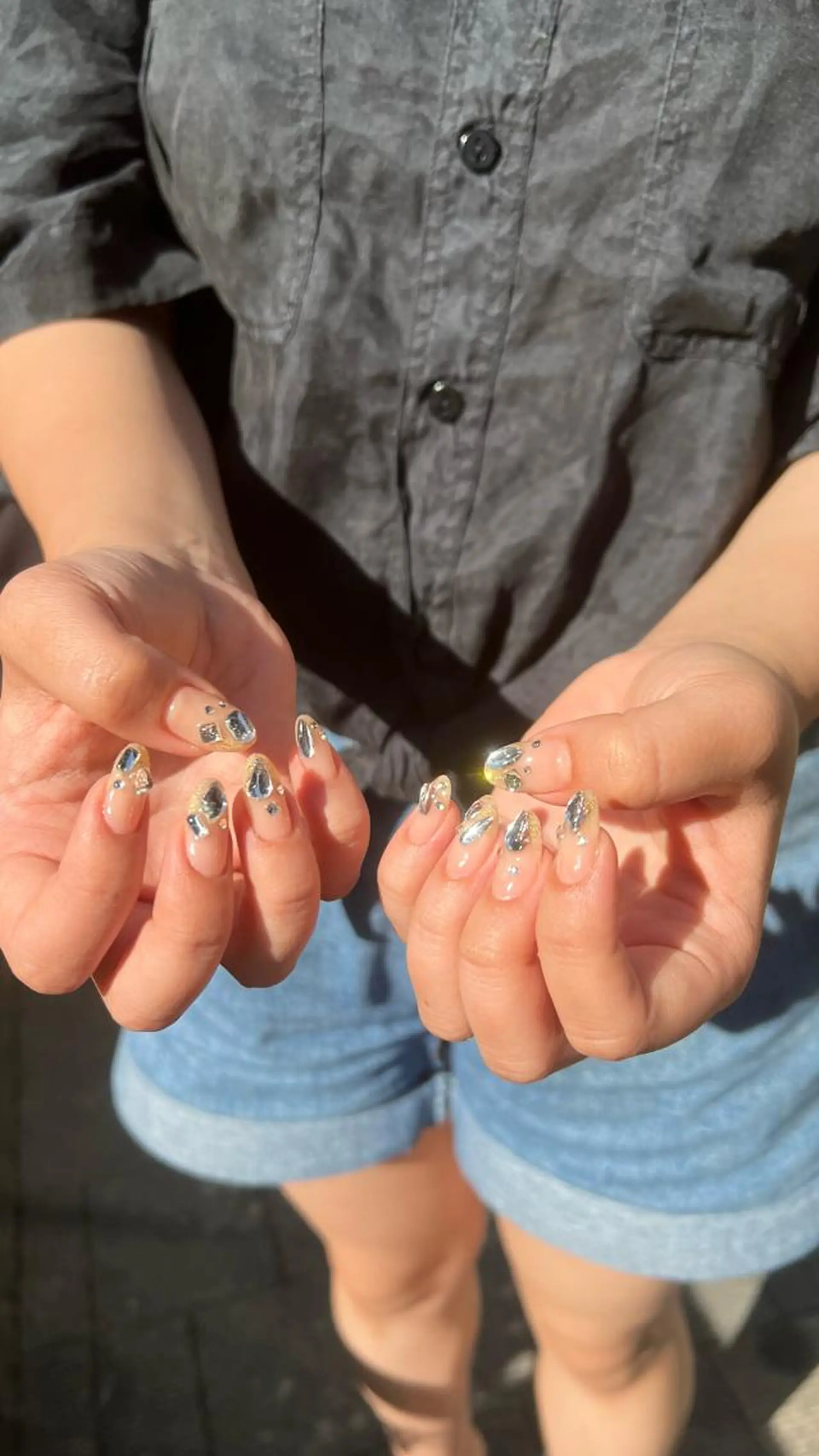 ネイル ハンドネイル 韓国🩶Y2Kネイル 💫くれはのネイルデザイン