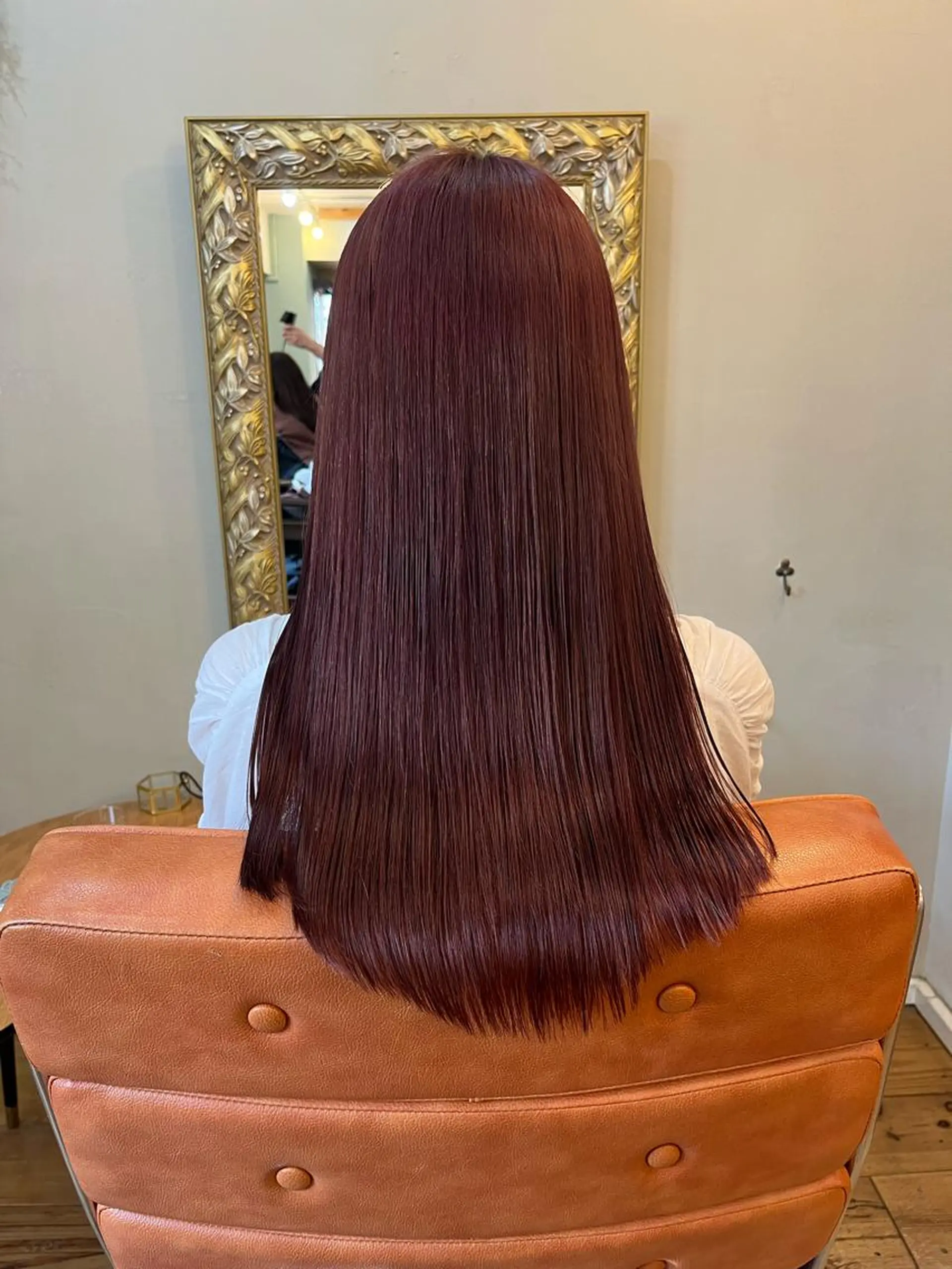 ロング カット ヘアカラー トリートメント ⚪️髪質改善 縮毛 店長 コウ⚪️のヘアスタイル