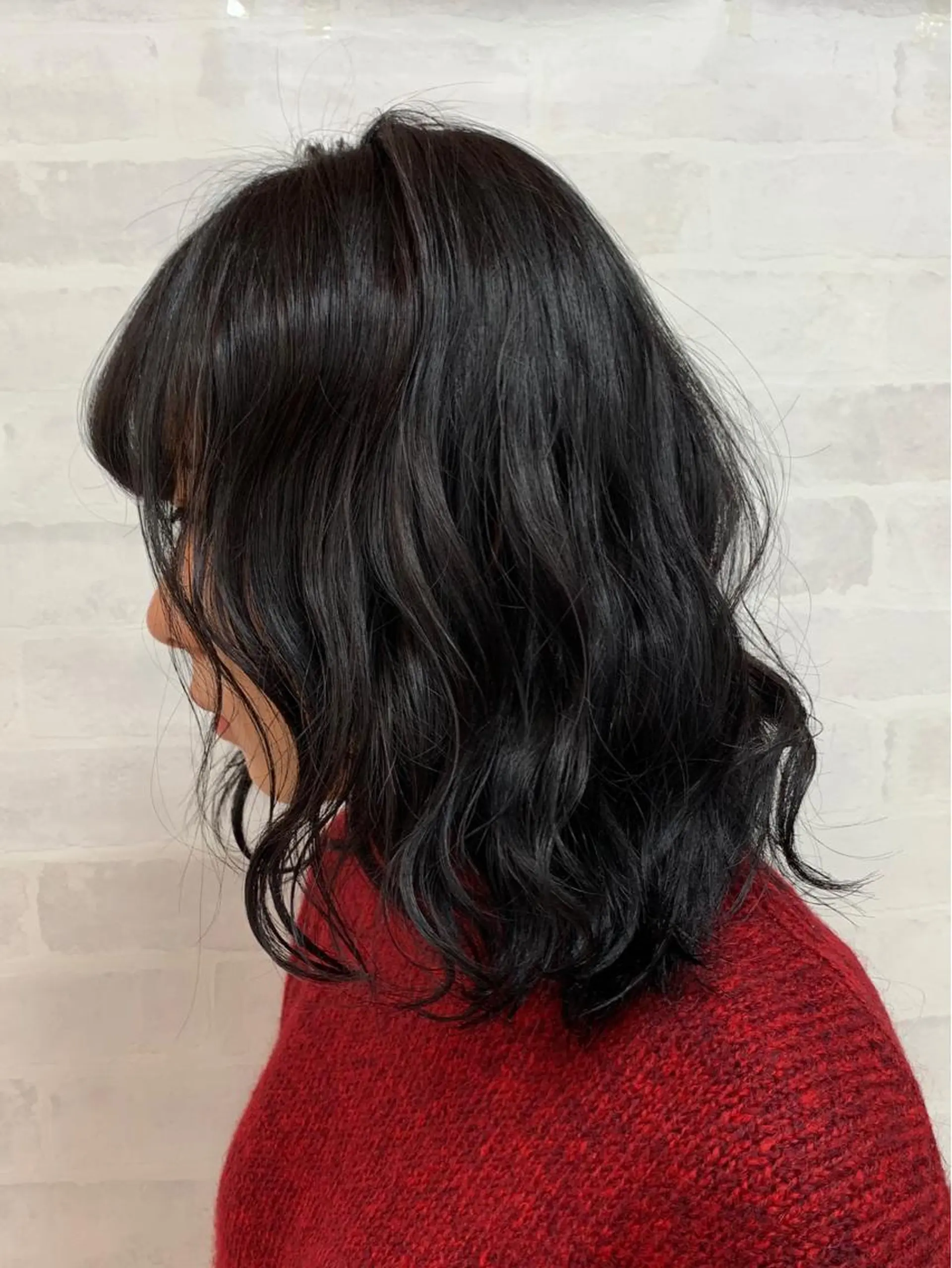 ミディアム カラー 似合わせ/透明感カラ ー/QUATRO谷口のヘアスタイル