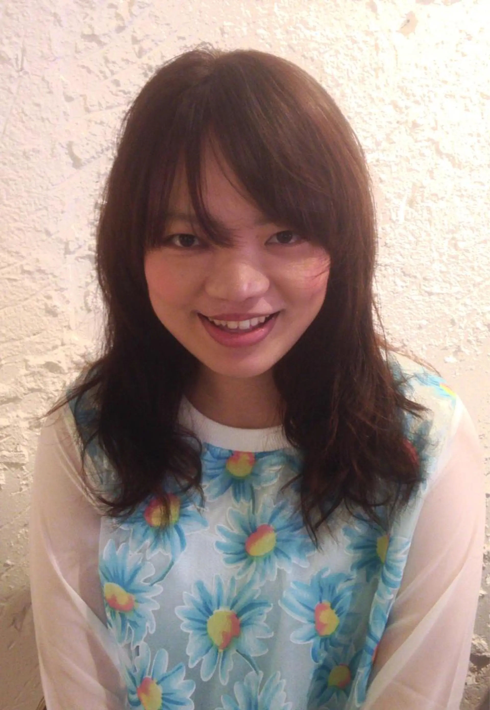 ミディアム セミロング ヘアアレンジ 【体験】韓国 メイク&ヘア天神のヘアスタイル