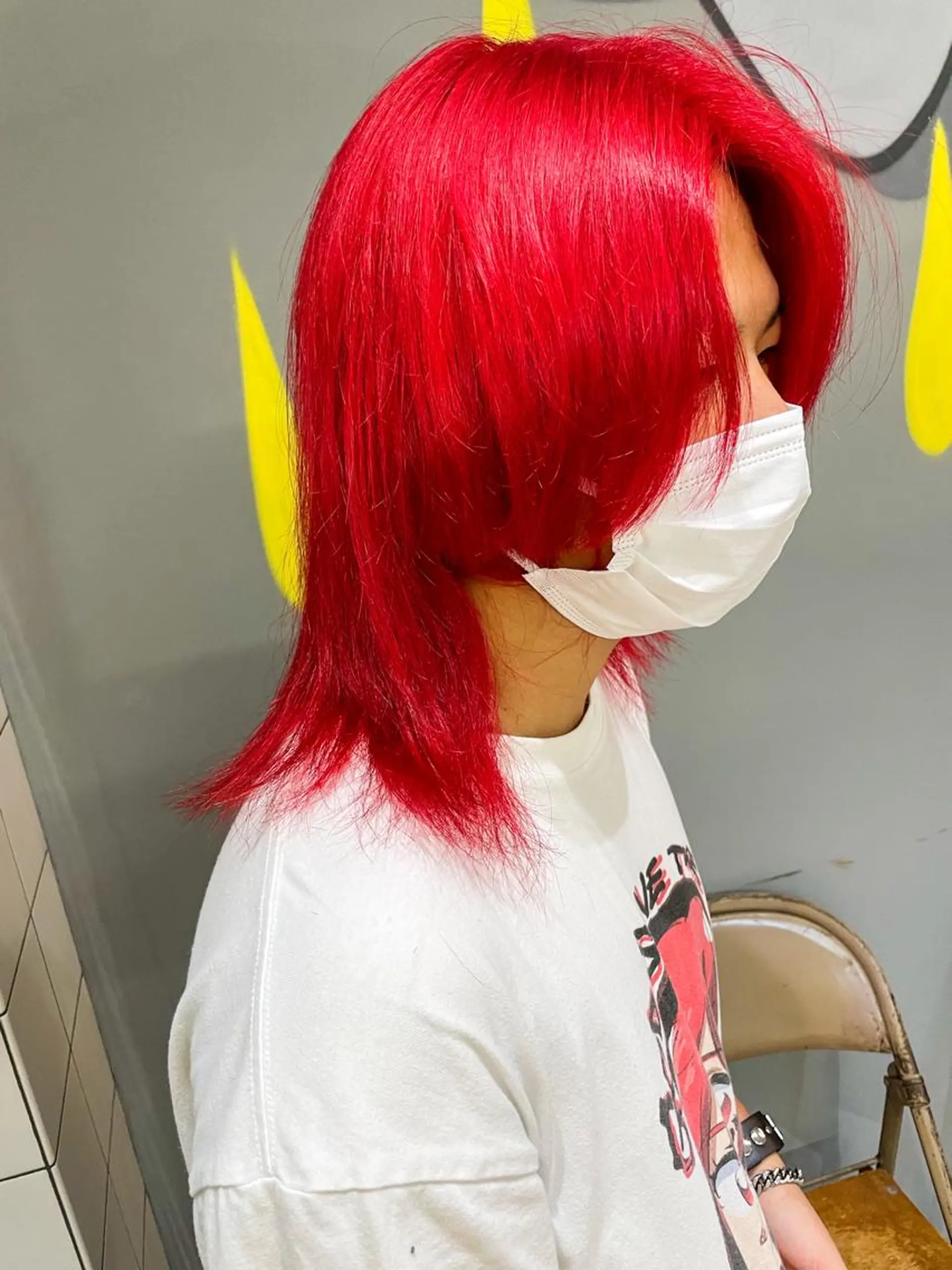 ロング カラー メンズ メンズ専門サロン wokeのヘアスタイル