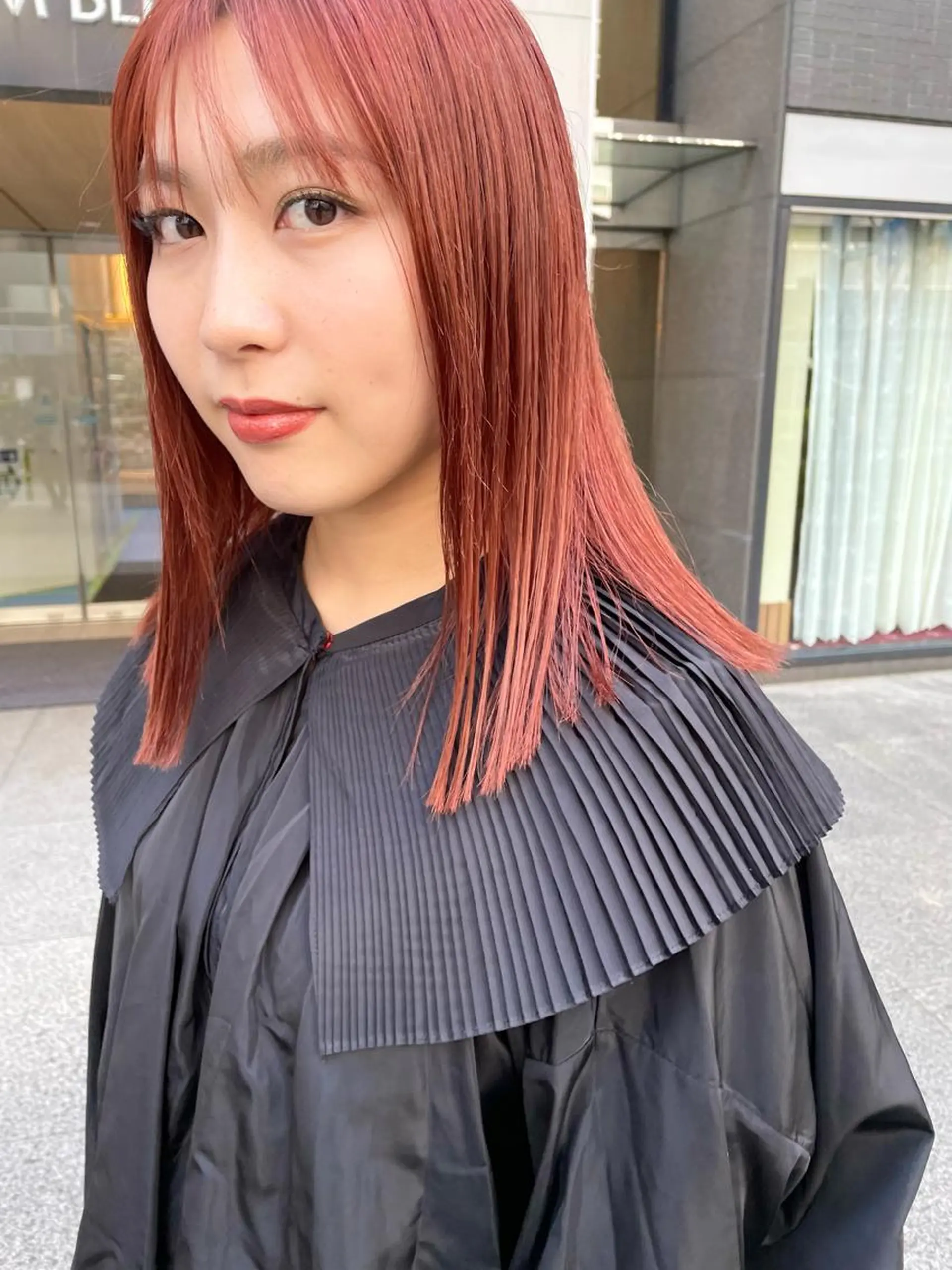 ミディアム カラー パーマ ヘアアレンジ メンズ キッズ ネイル マツエク・マツパ アイブロウ カット ヘアカラー トリートメント tatsumi/ボブ ウルフ/レイヤーのヘアスタイル