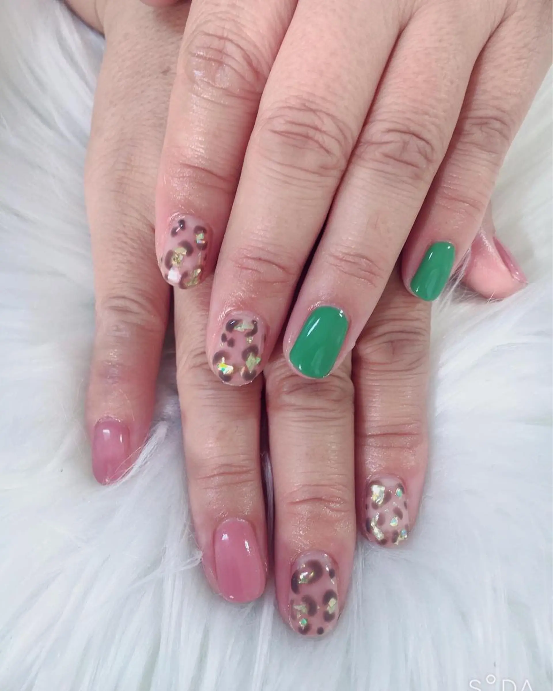 ネイル アニマル柄 miwa ミワのネイルデザイン