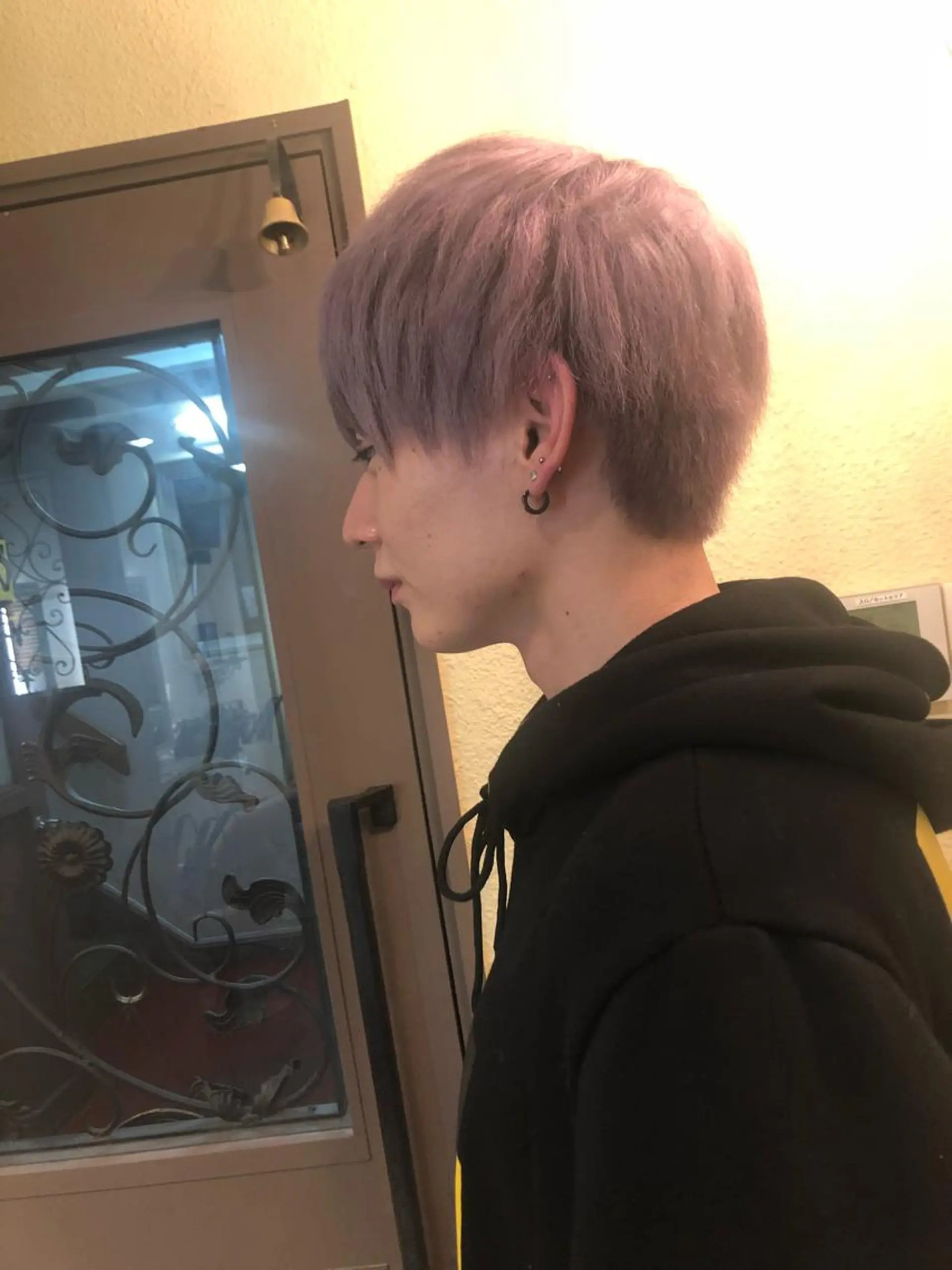 ショート カラー メンズ 田井中 悠紀のヘアスタイル