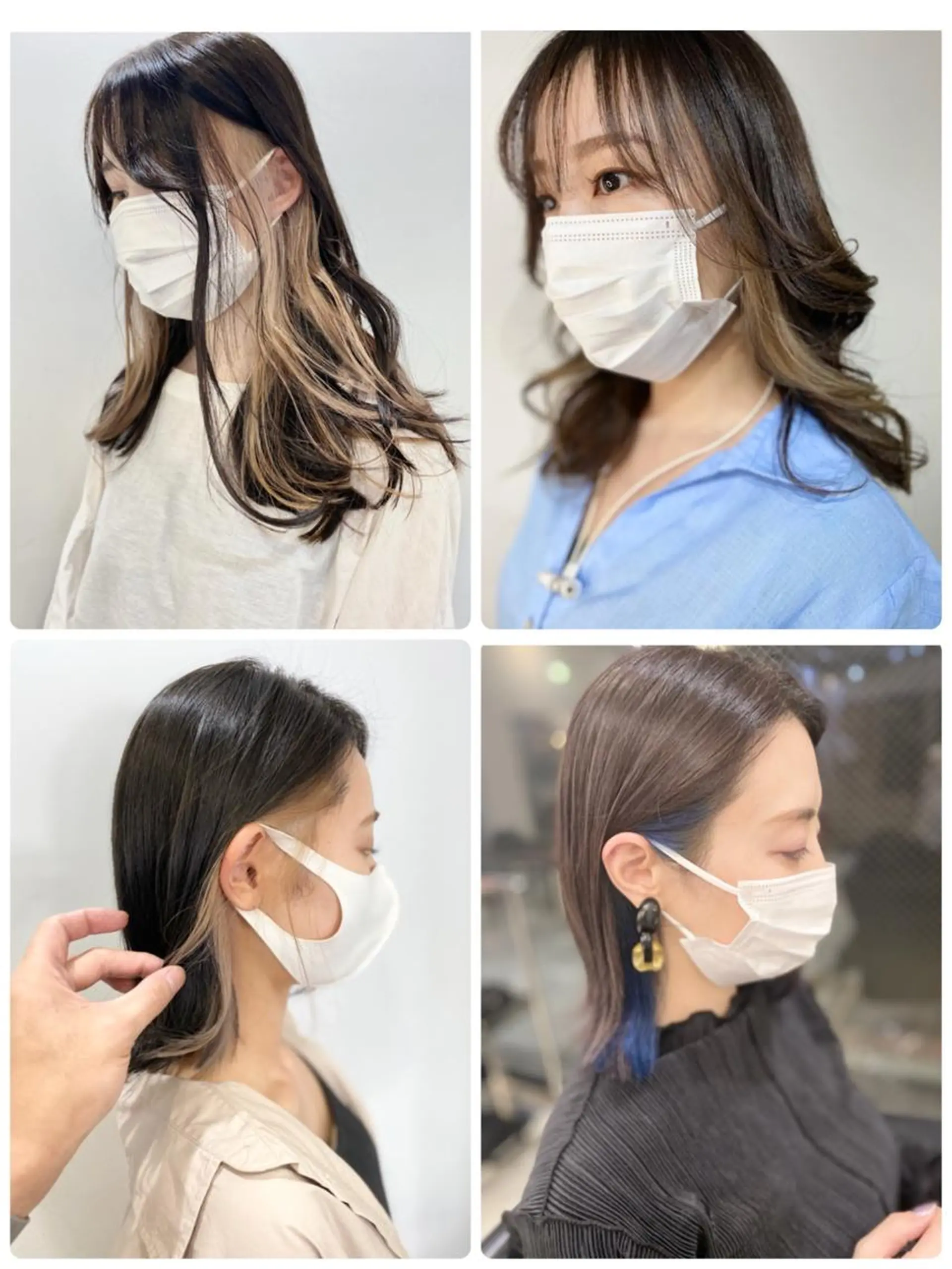 ロング カラー ヘアアレンジ ブリーチ ケアブリーチ インナーカラー opus 店長大和 レイヤー/赤み消しのヘアスタイル