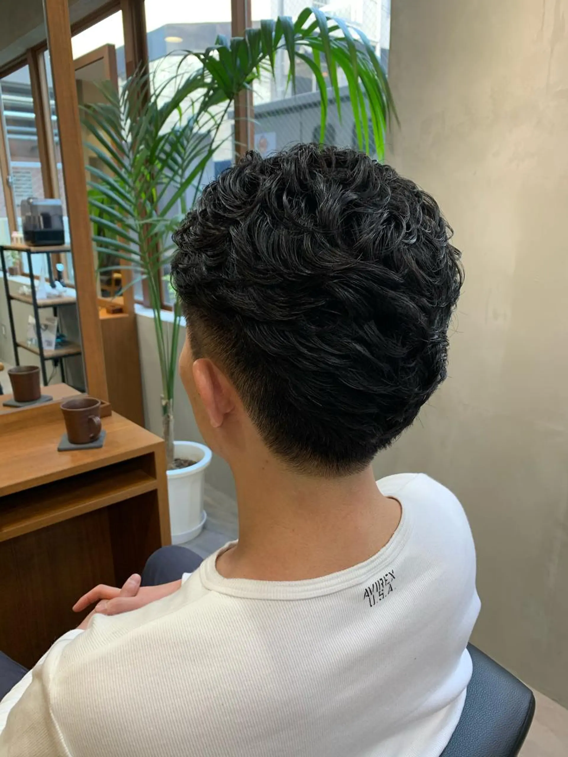 ショート パーマ 倉山 将貴のヘアスタイル