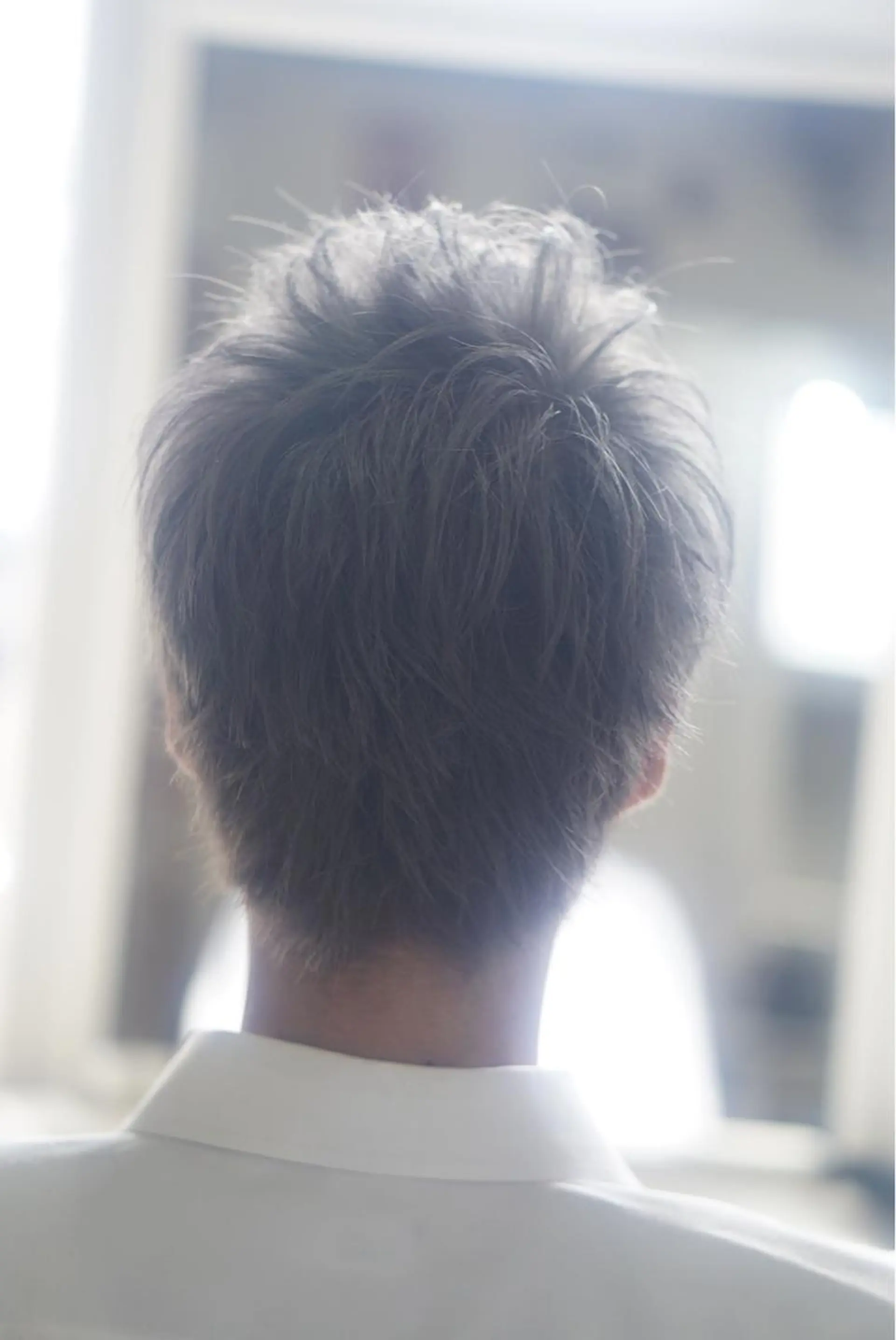 ショート カラー アッシュ シルバー シルバーアッシュ 枝毛カット&髪質改善 満足NO.1岡しゃんのヘアスタイル