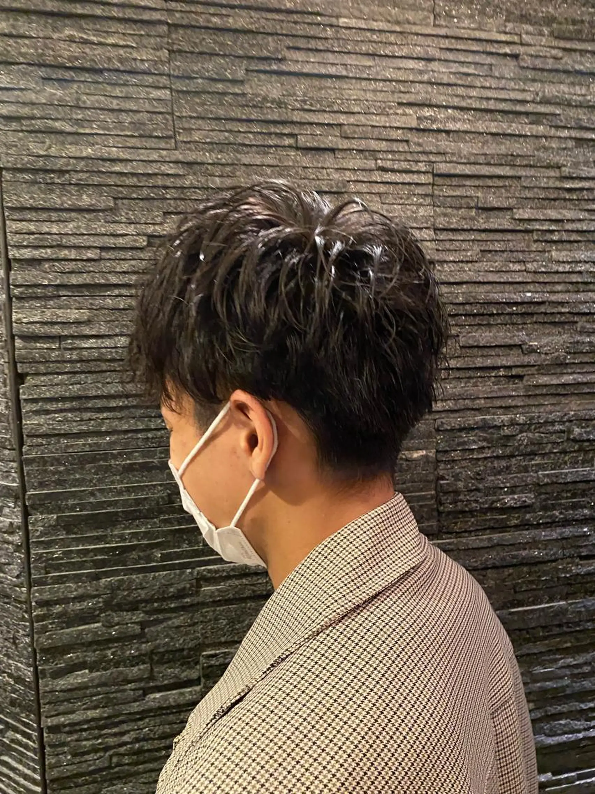 ミディアム 齋藤 大晟のヘアスタイル