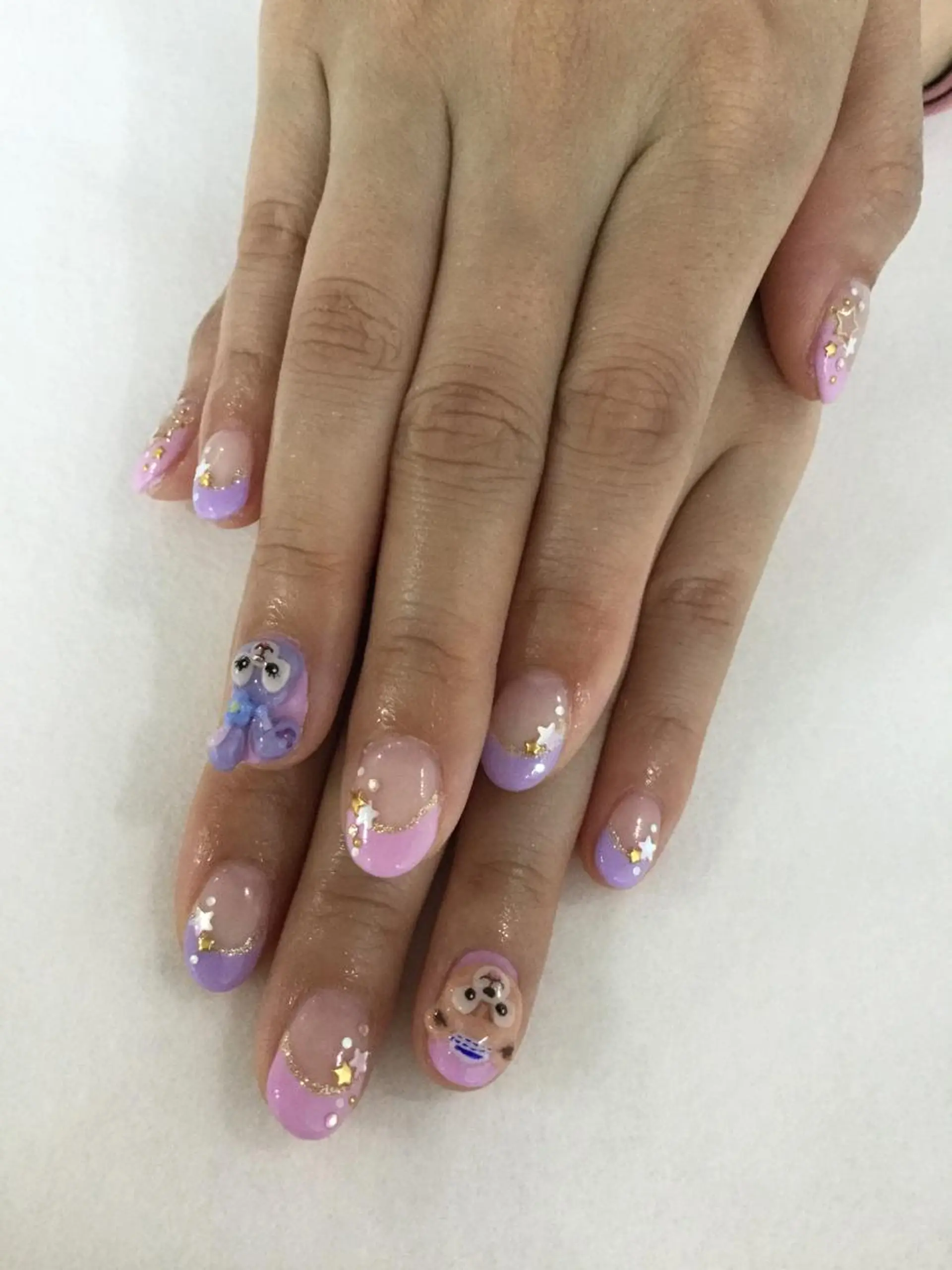 ネイル ハンドネイル 💎🐰 saki. m 🐰💎のネイルデザイン