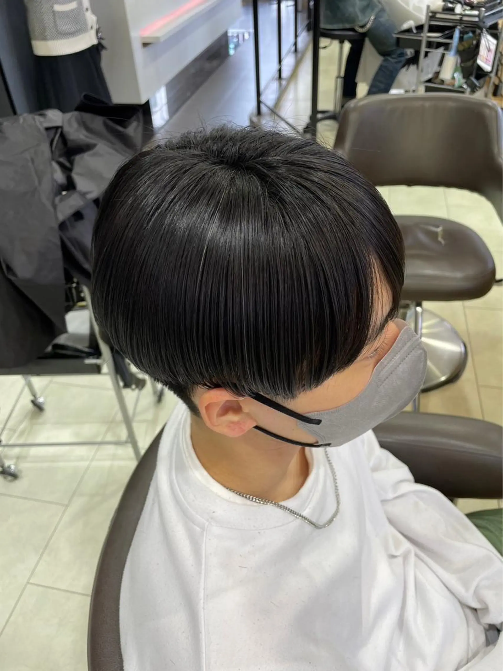 メンズ 酸性ストレート 石井 光星のヘアスタイル