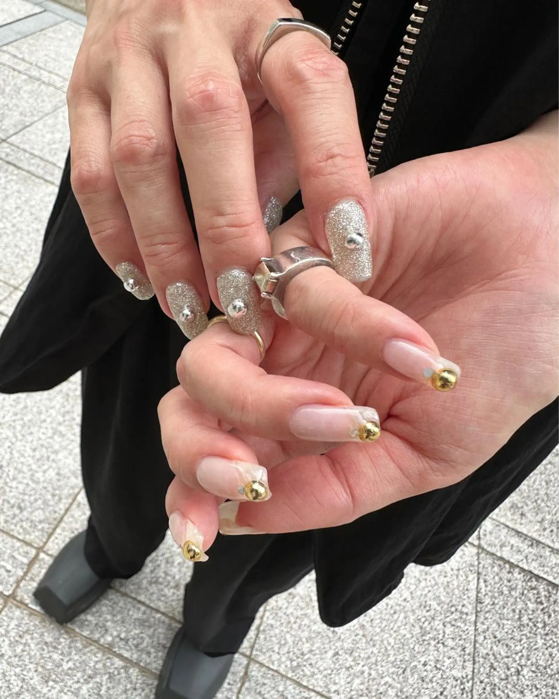 ネイル アートネイル ハンドネイル フットネイル kiii.__ ✴︎*のネイルデザイン