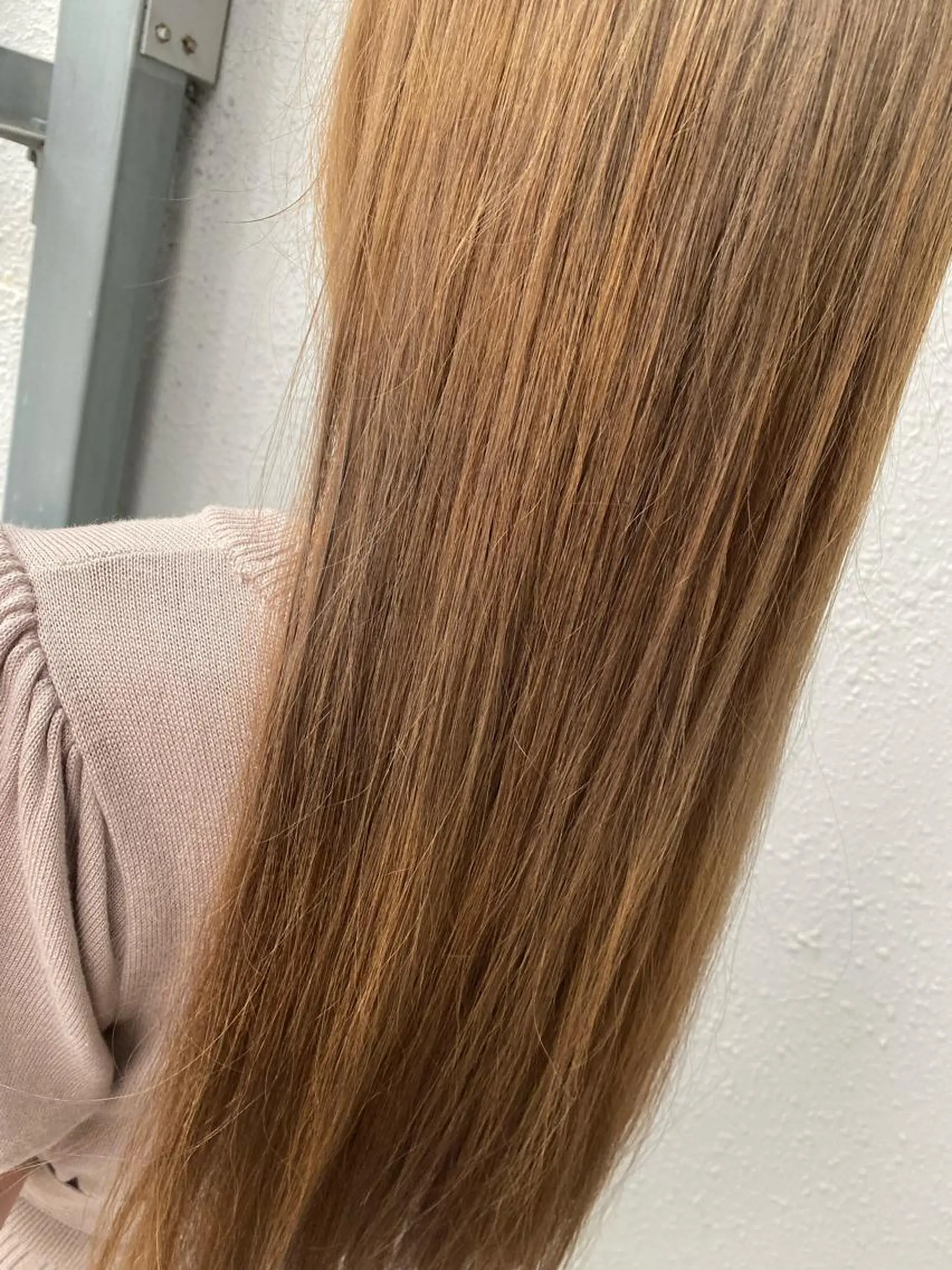 ロング カラー ブリーチ 後藤紗英/髪質改善 /オリーブベージュのヘアスタイル