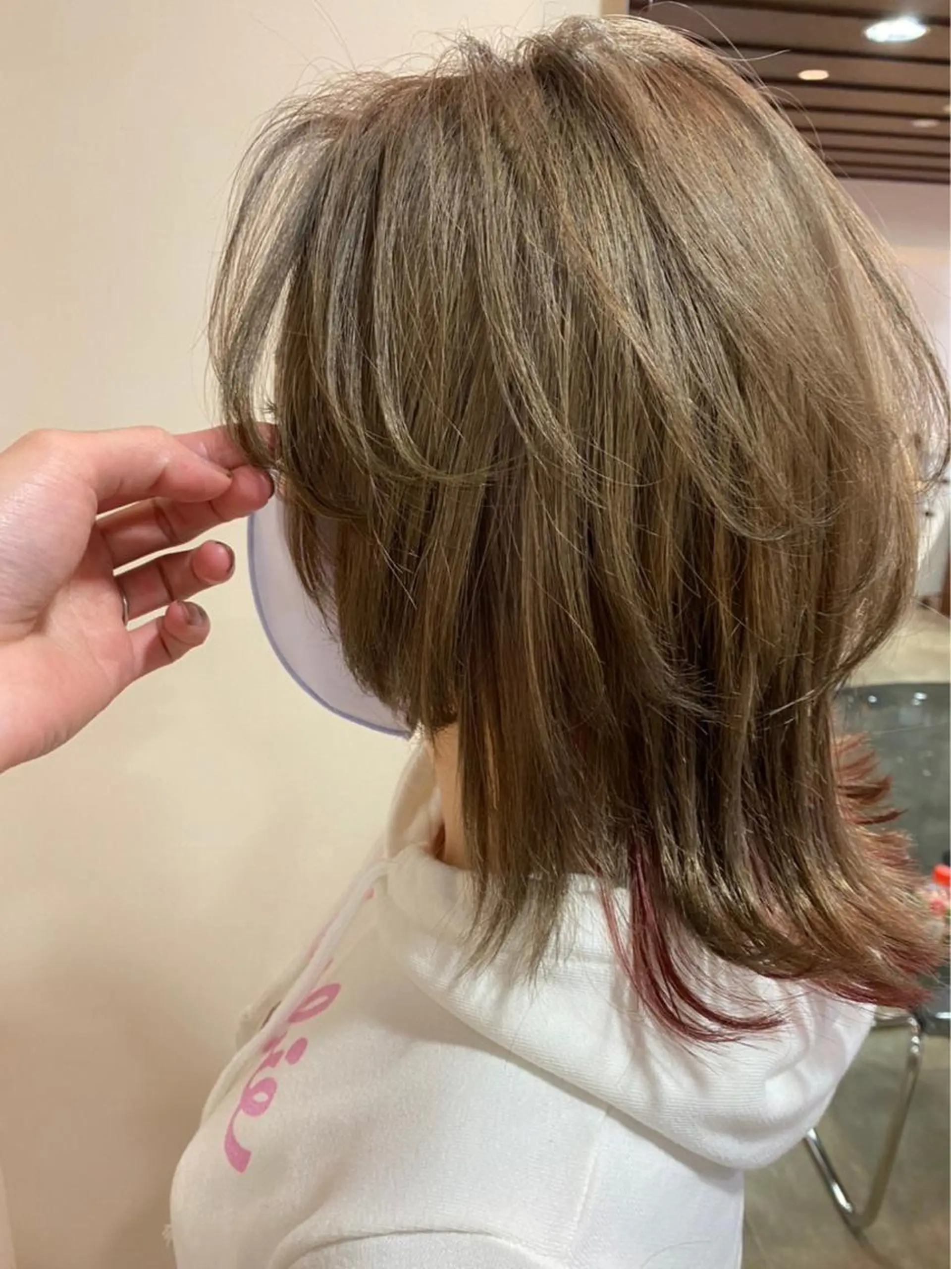 ミディアム カット ヘアカラー W_SALON ［四条河原町］のヘアスタイル