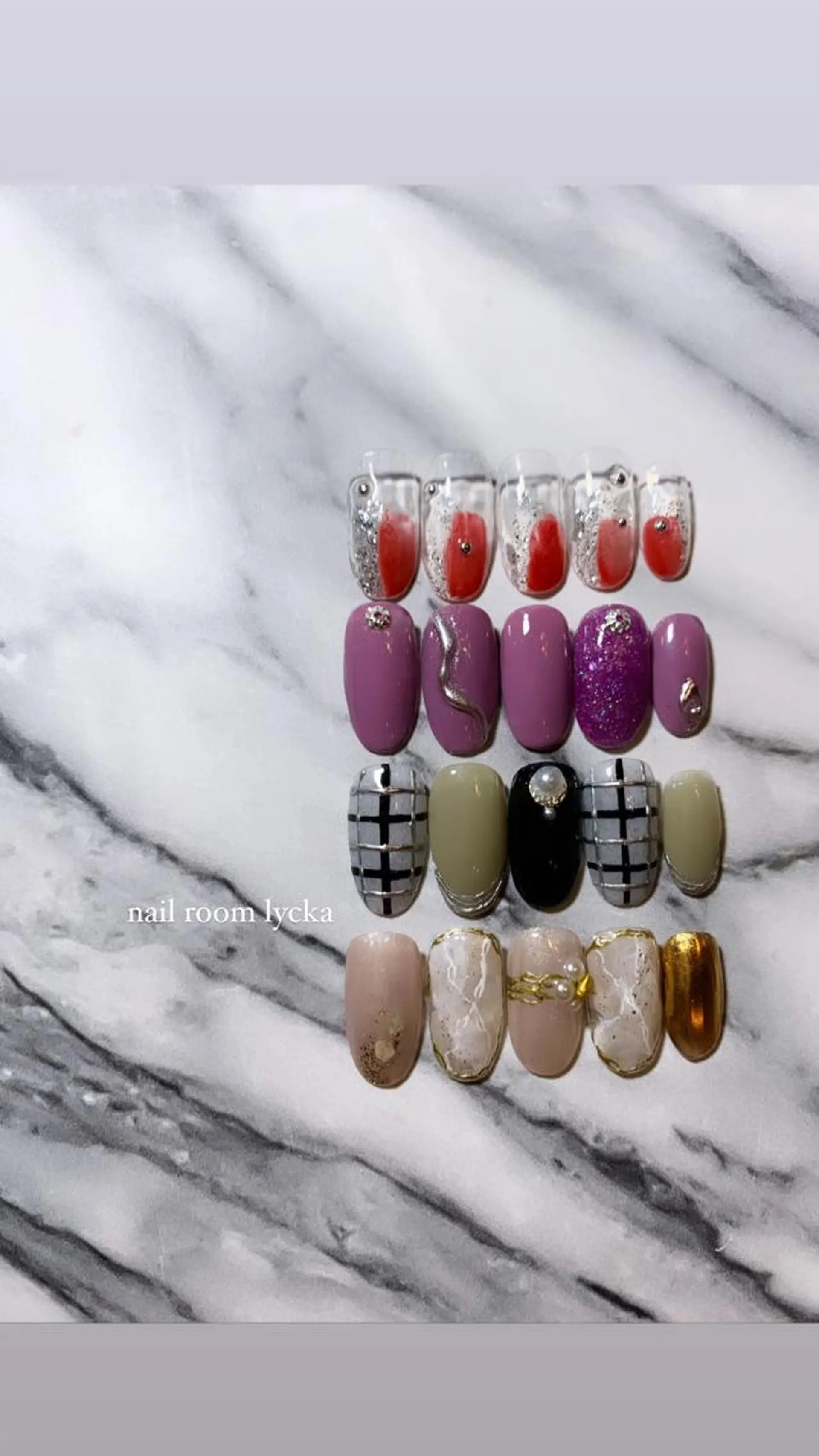 ネイル ﾈｲﾙﾙｰﾑﾘｯｶ 𝐦𝐚𝐲𝐮のネイルデザイン