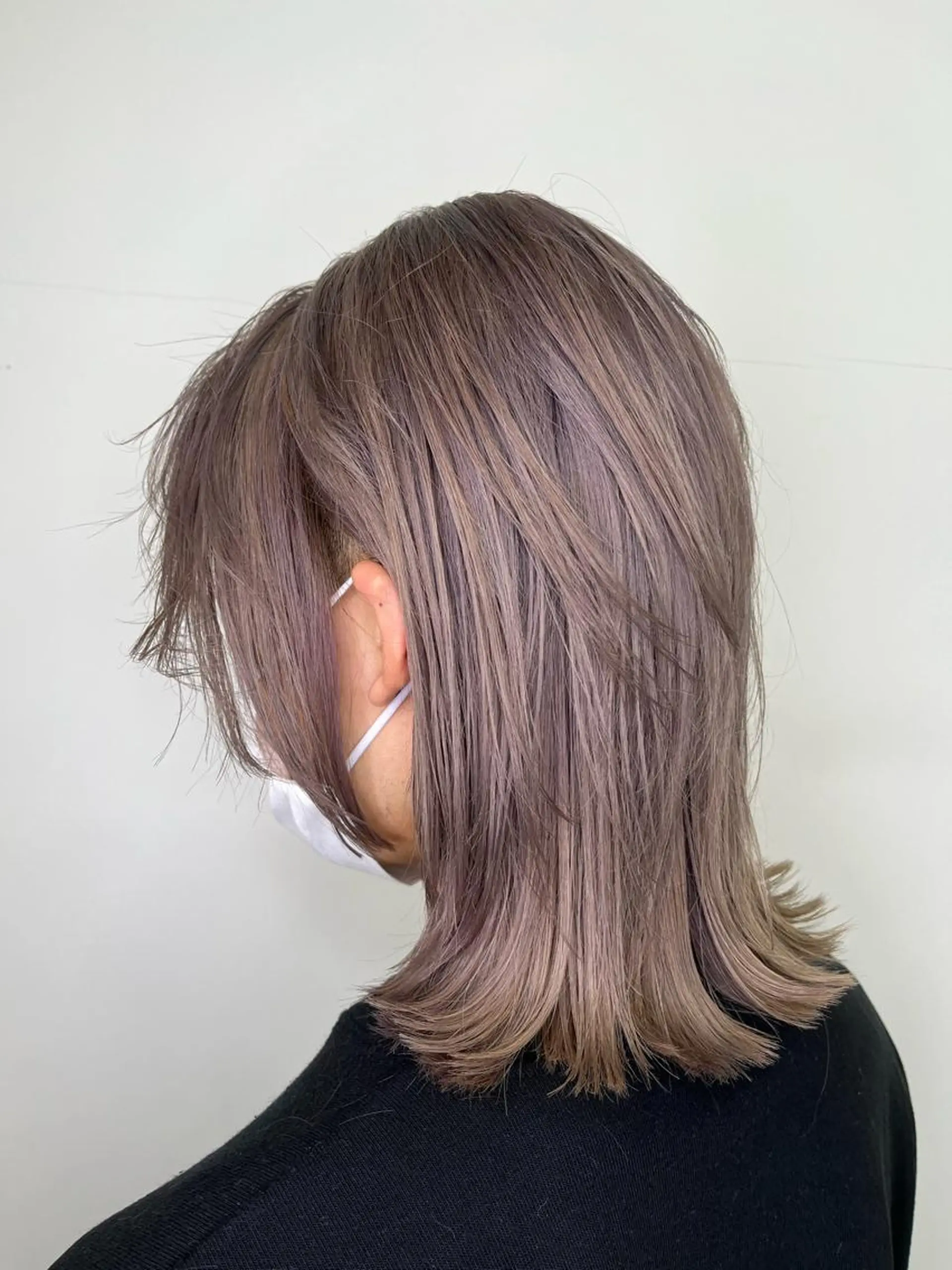 ミディアム カラー 斉藤 翔平のヘアスタイル