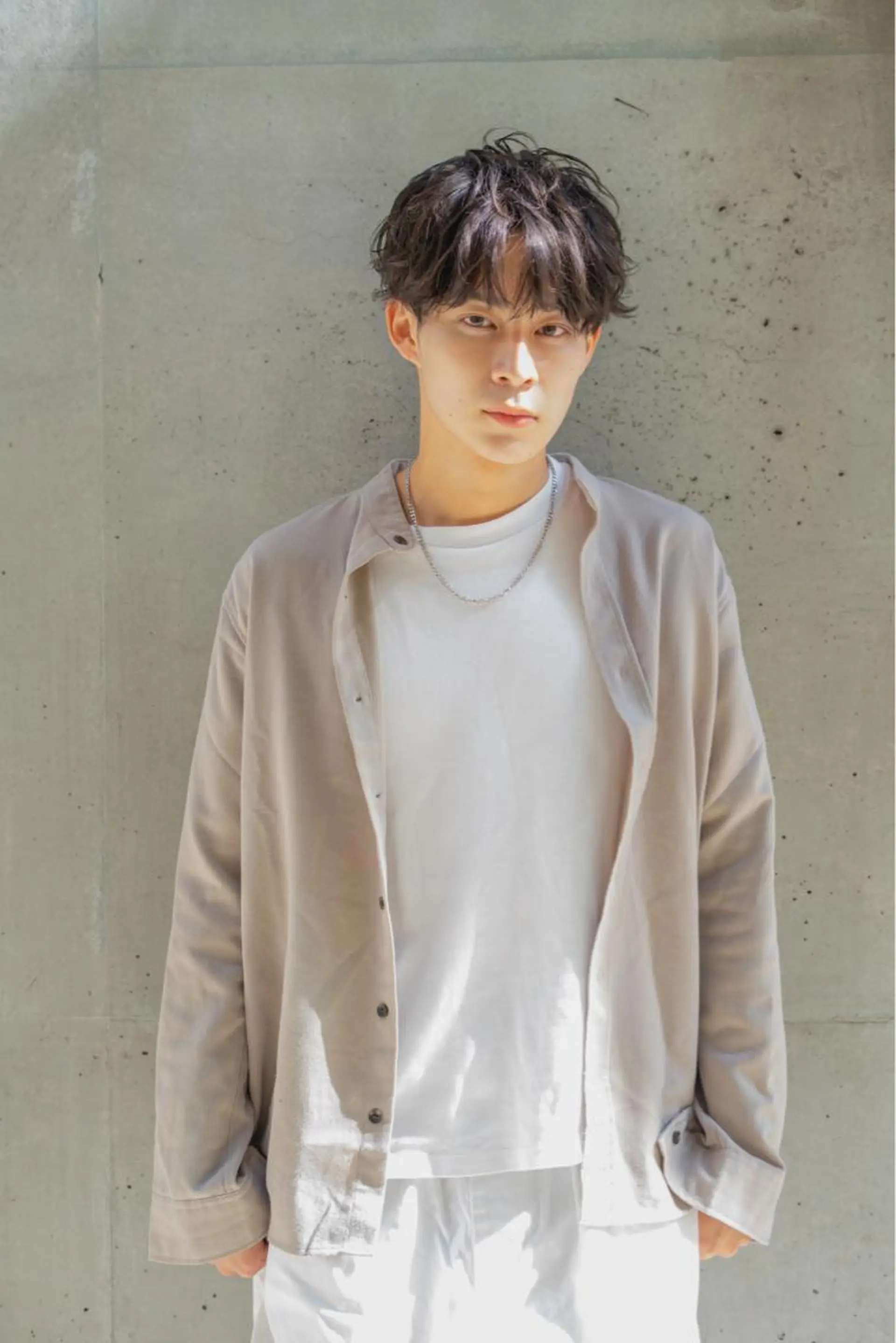 パーマ メンズ 淡路上新庄/髪質改善 .艶カラー/野口春貴のヘアスタイル