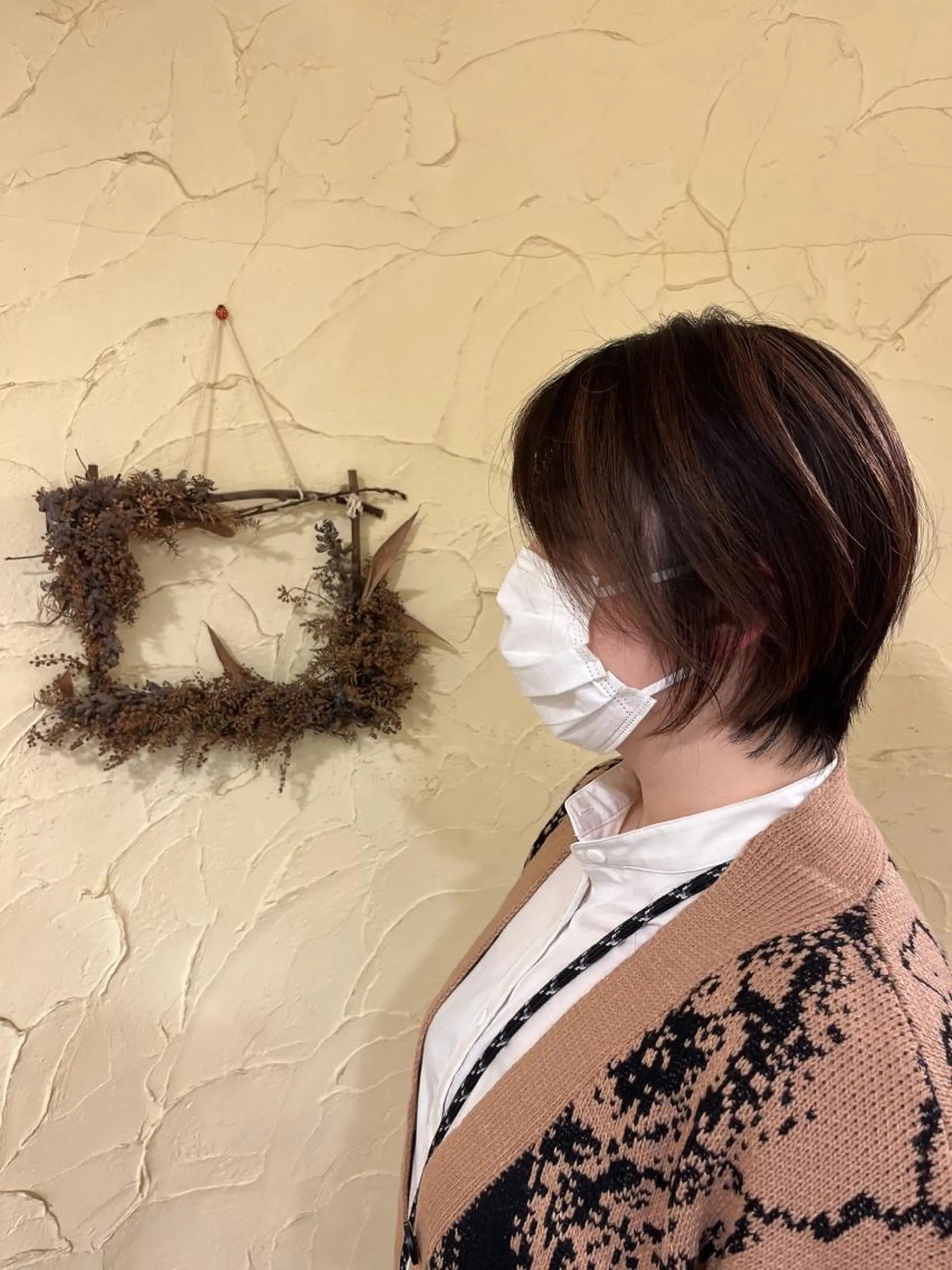 ショート ショートヘア カット ヘアカラー トリートメント 柘植 雅大のヘアスタイル