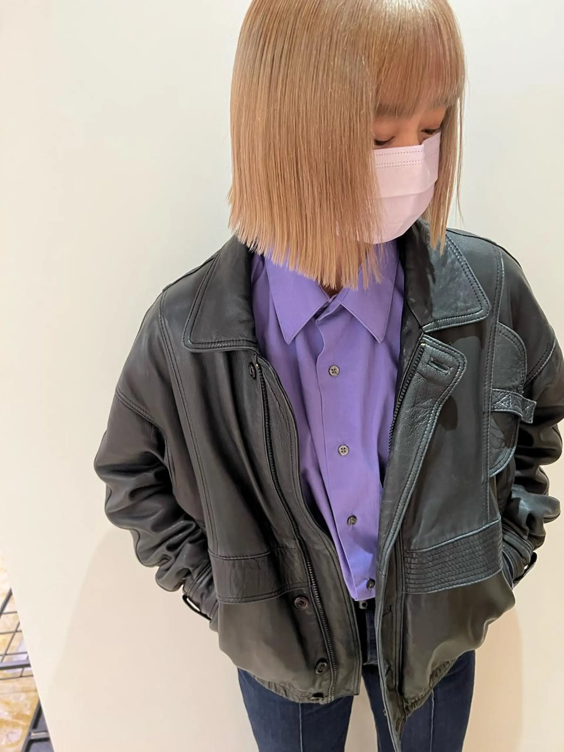 ショート カラー MARU パーマ/レイヤーのヘアスタイル