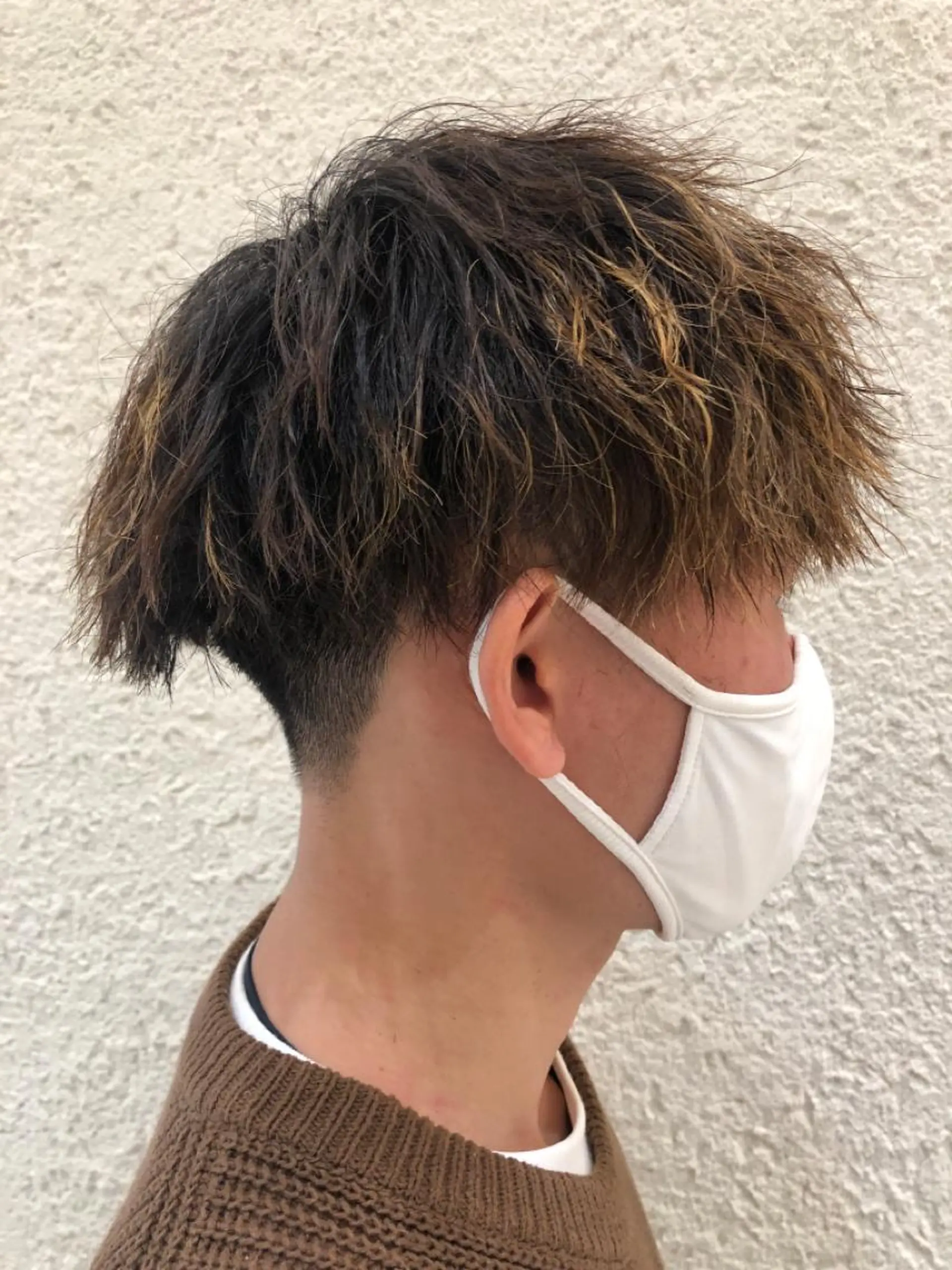 ミディアム 池添 聖矢のヘアスタイル