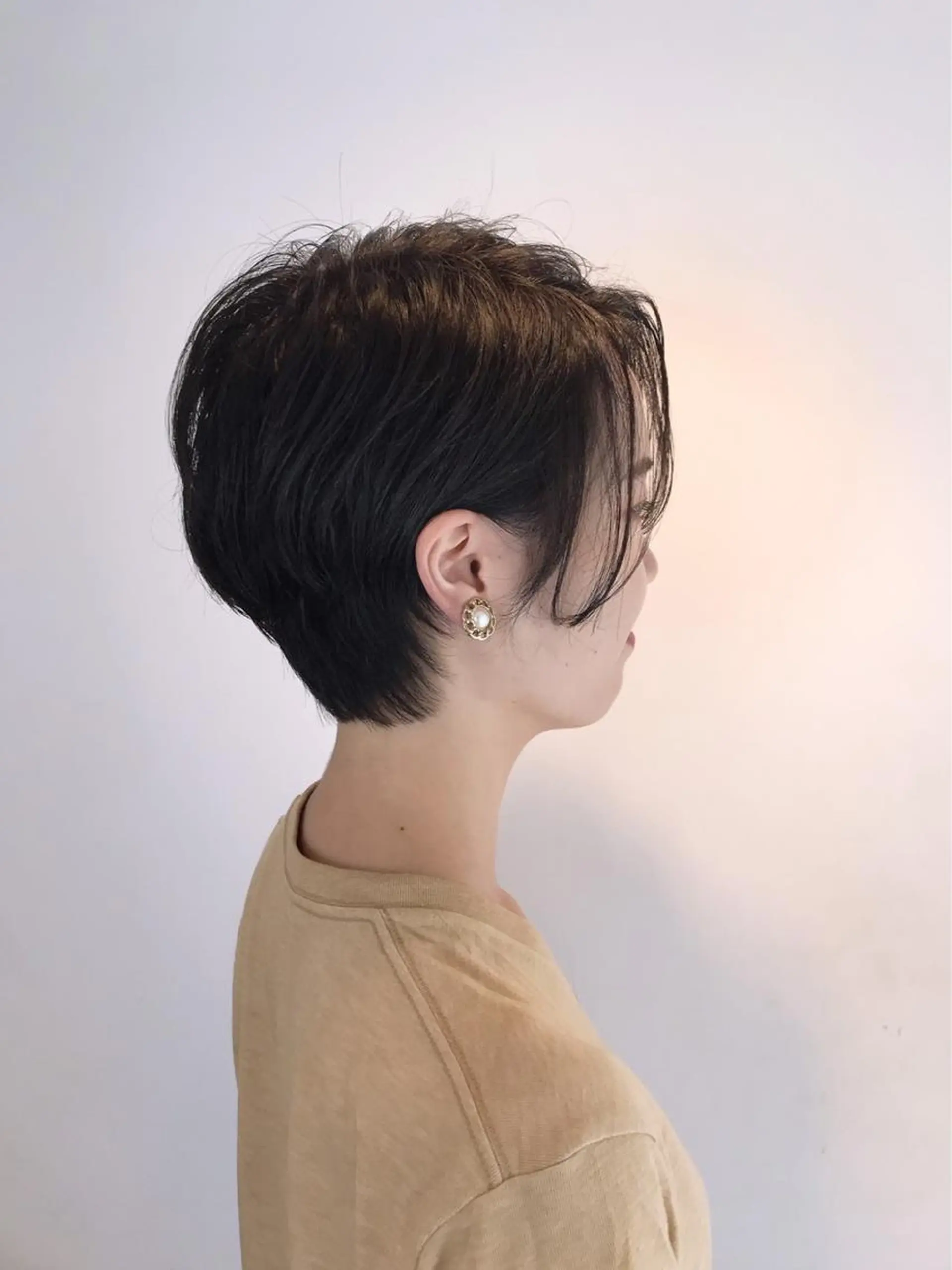 ショート パーマ 野々村 裕菜のヘアスタイル