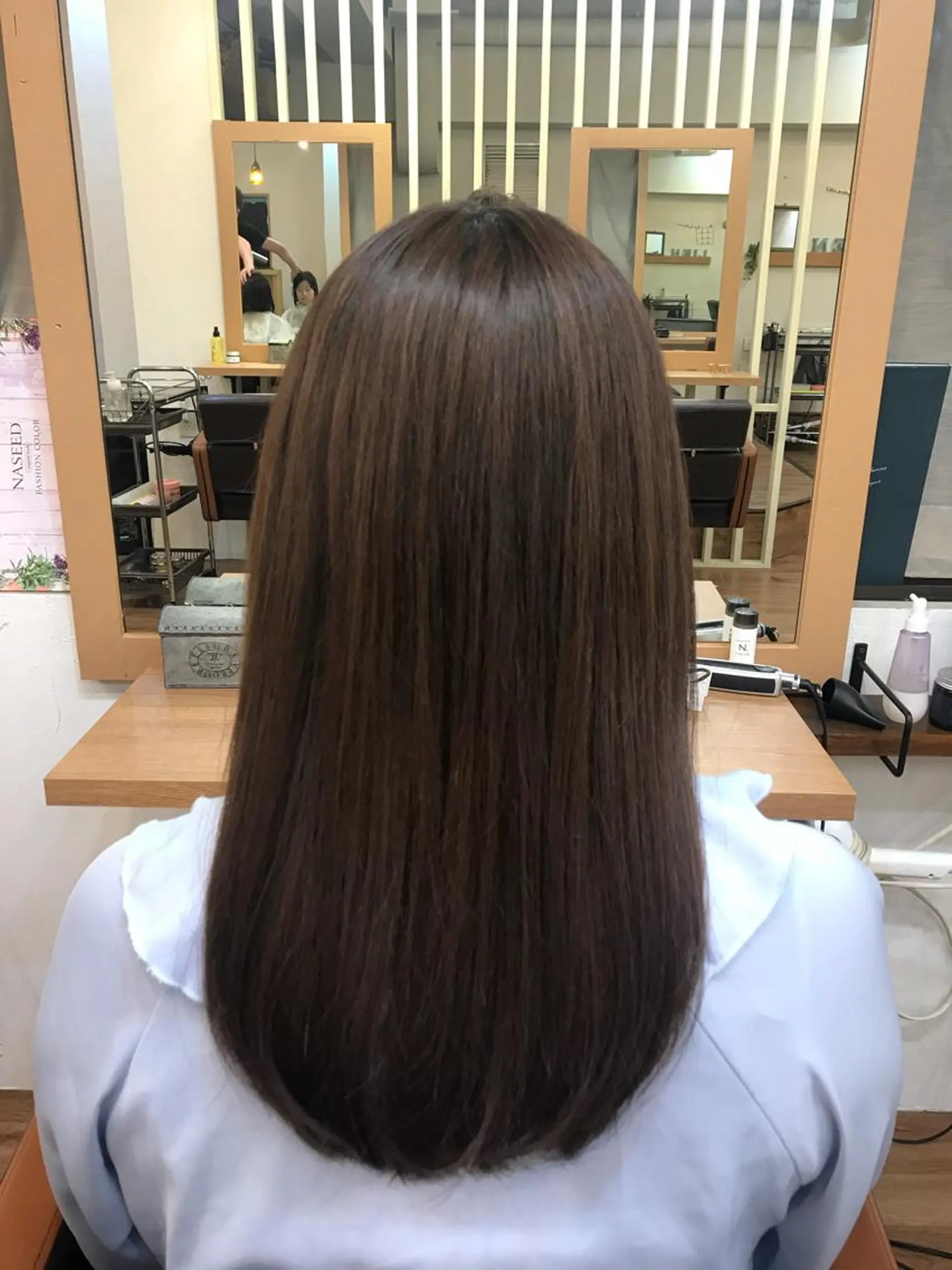 ロング カラー 髪質改善 トリートメント TARO／髪質改善 ×縮毛矯正のヘアスタイル