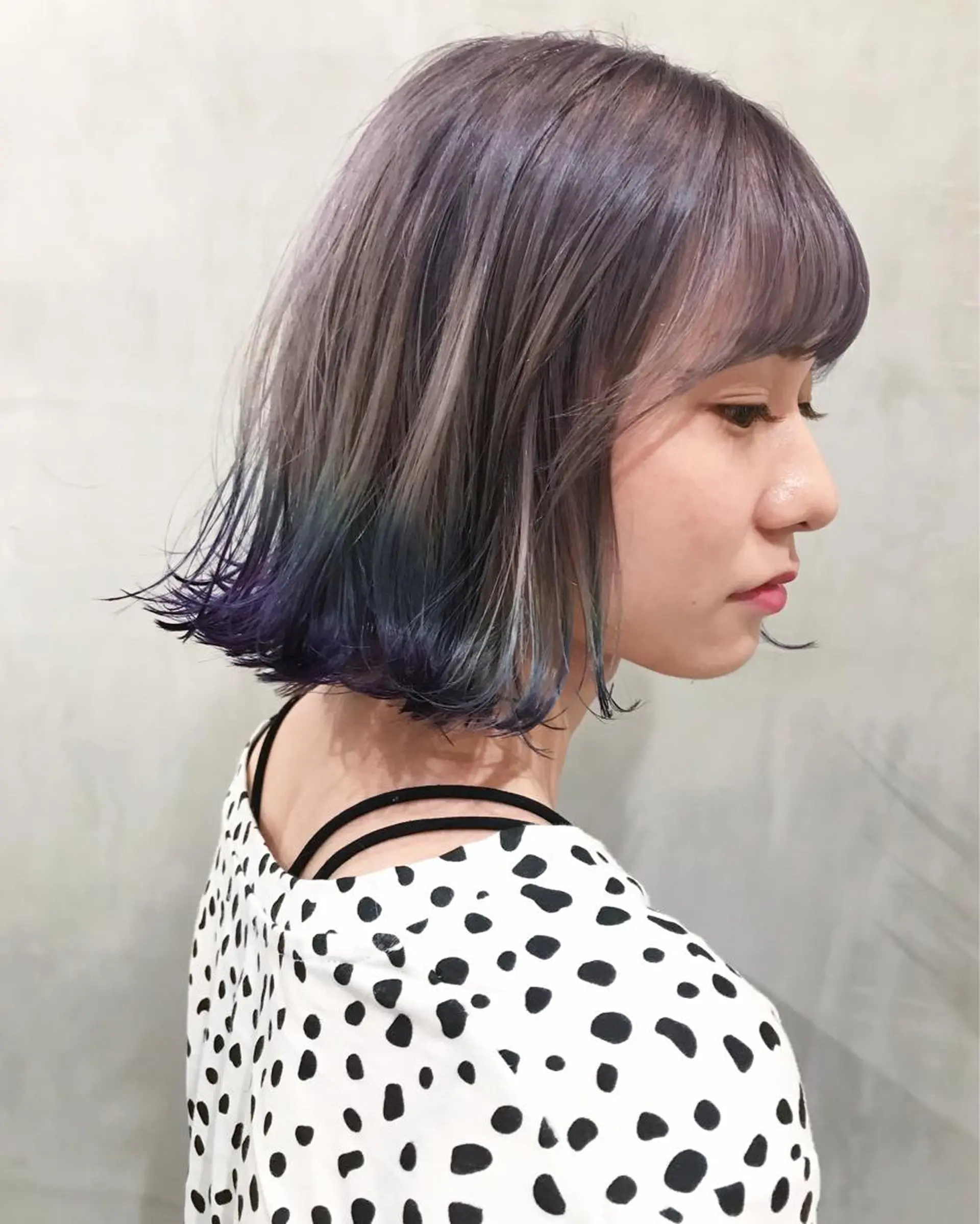 ミディアム カラー カット ヘアカラー トリートメント 優作 〜圧倒的信頼〜のヘアスタイル