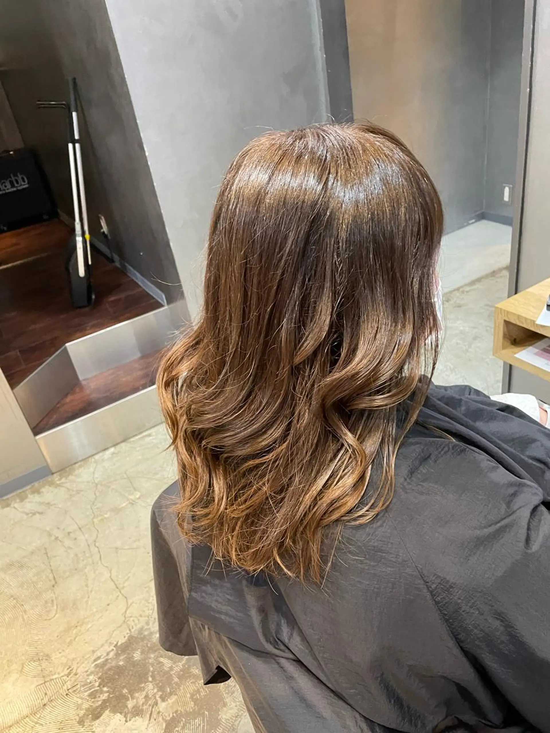 セミロング 上村 颯のヘアスタイル