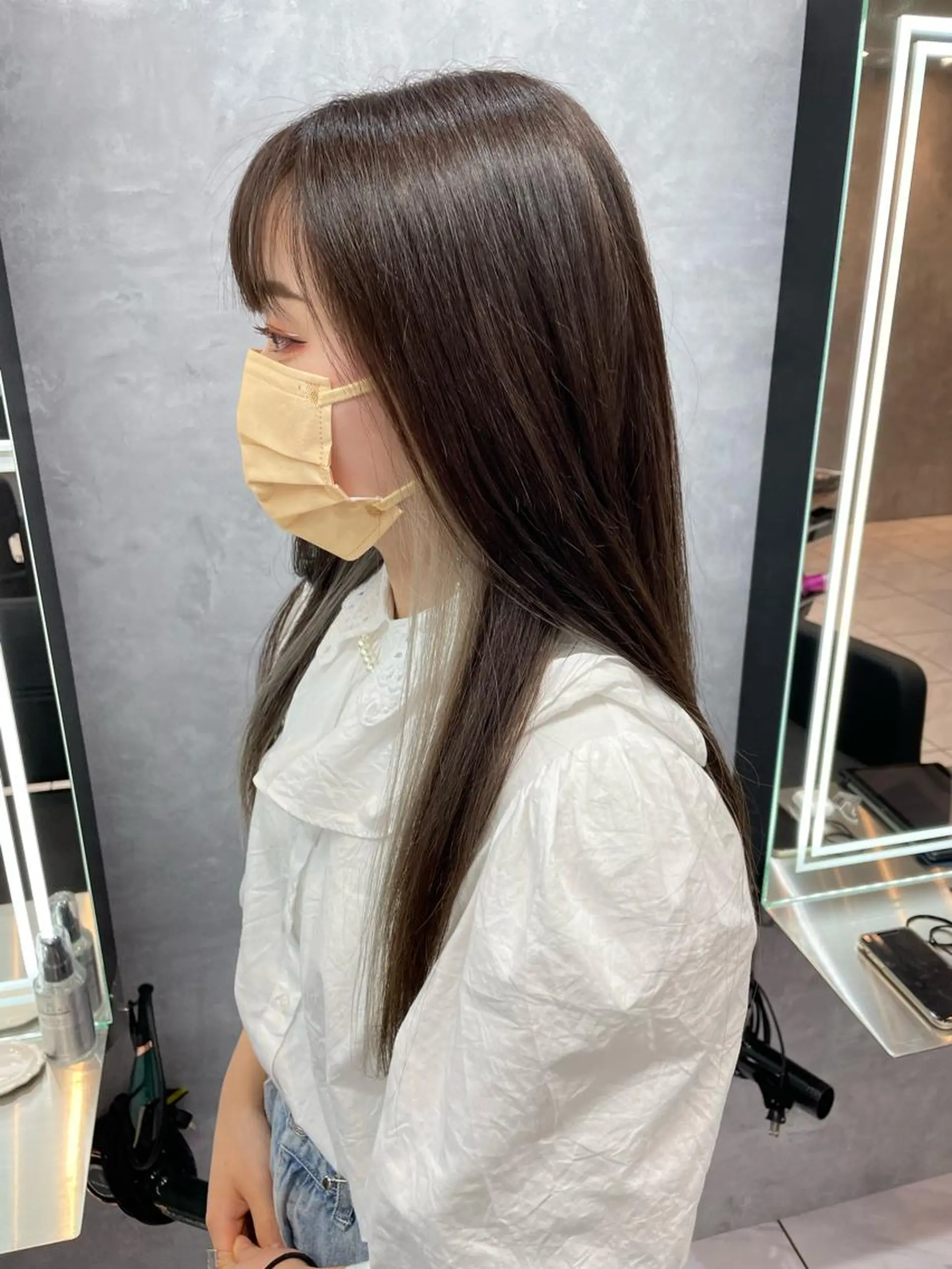 ロング カラー ブリーチ _WHITE 天神店 YUMEKA🐻のヘアスタイル