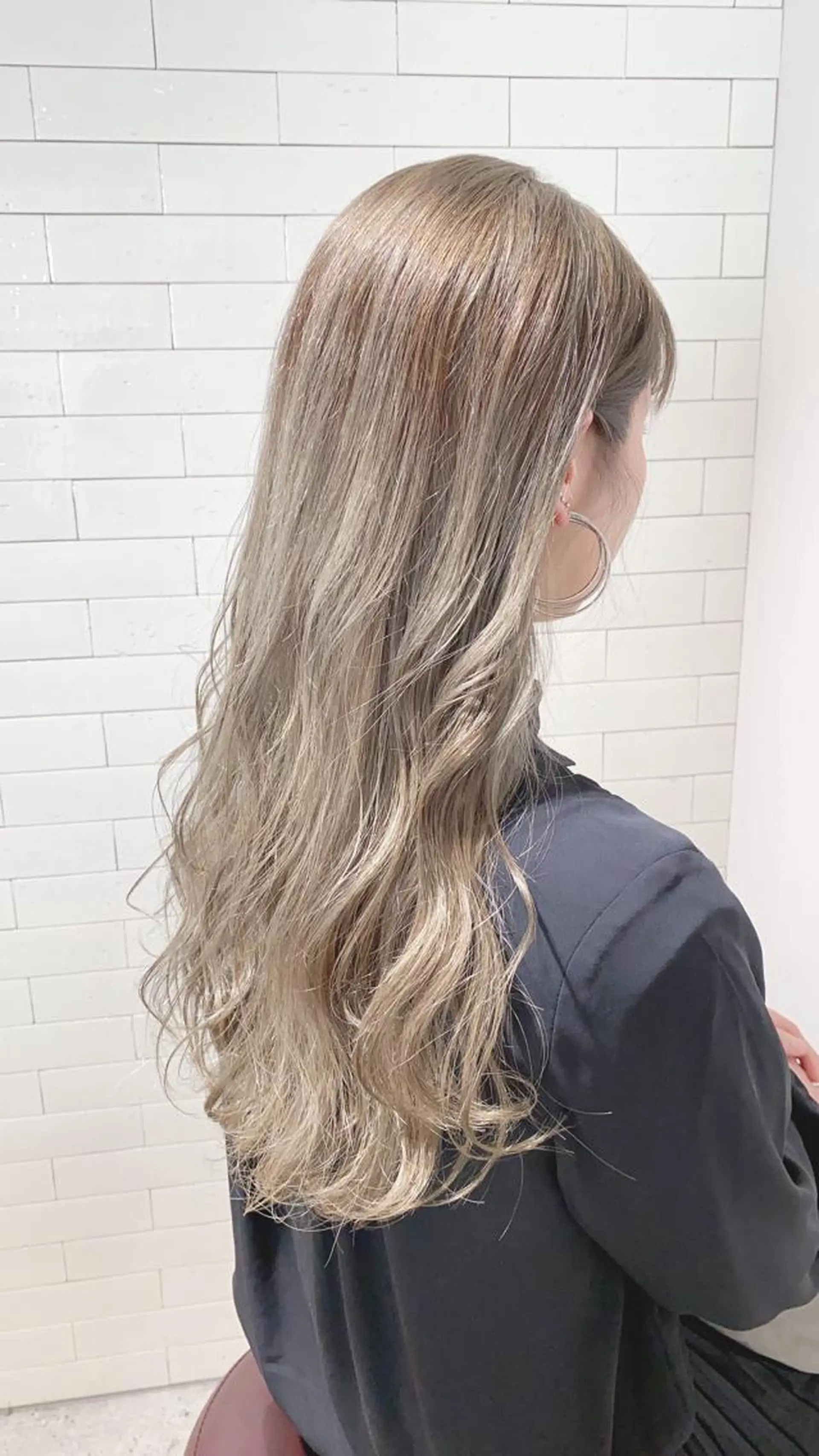 ロング ショートボブ ボブ ハイライト メンズツイスパ ショートフクヤマシンのヘアスタイル