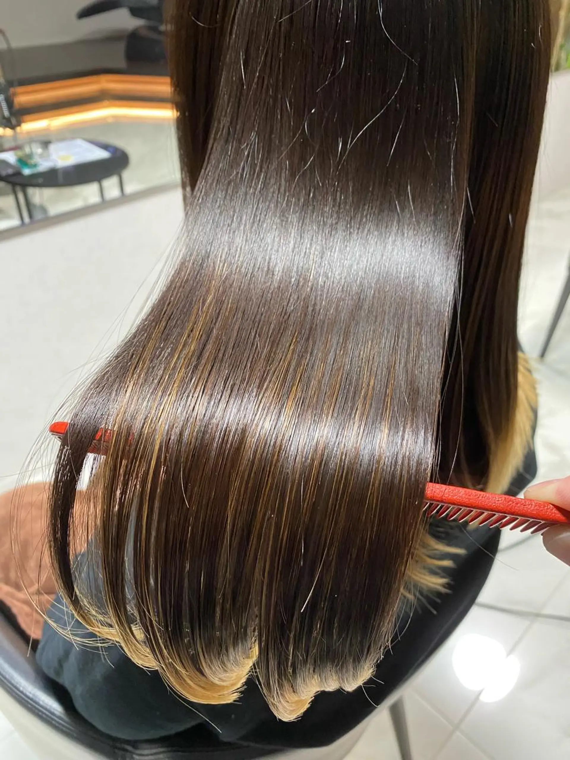 ミディアム カラー カット ヘアカラー 縮毛矯正 トリートメント 松本 洋平のヘアスタイル