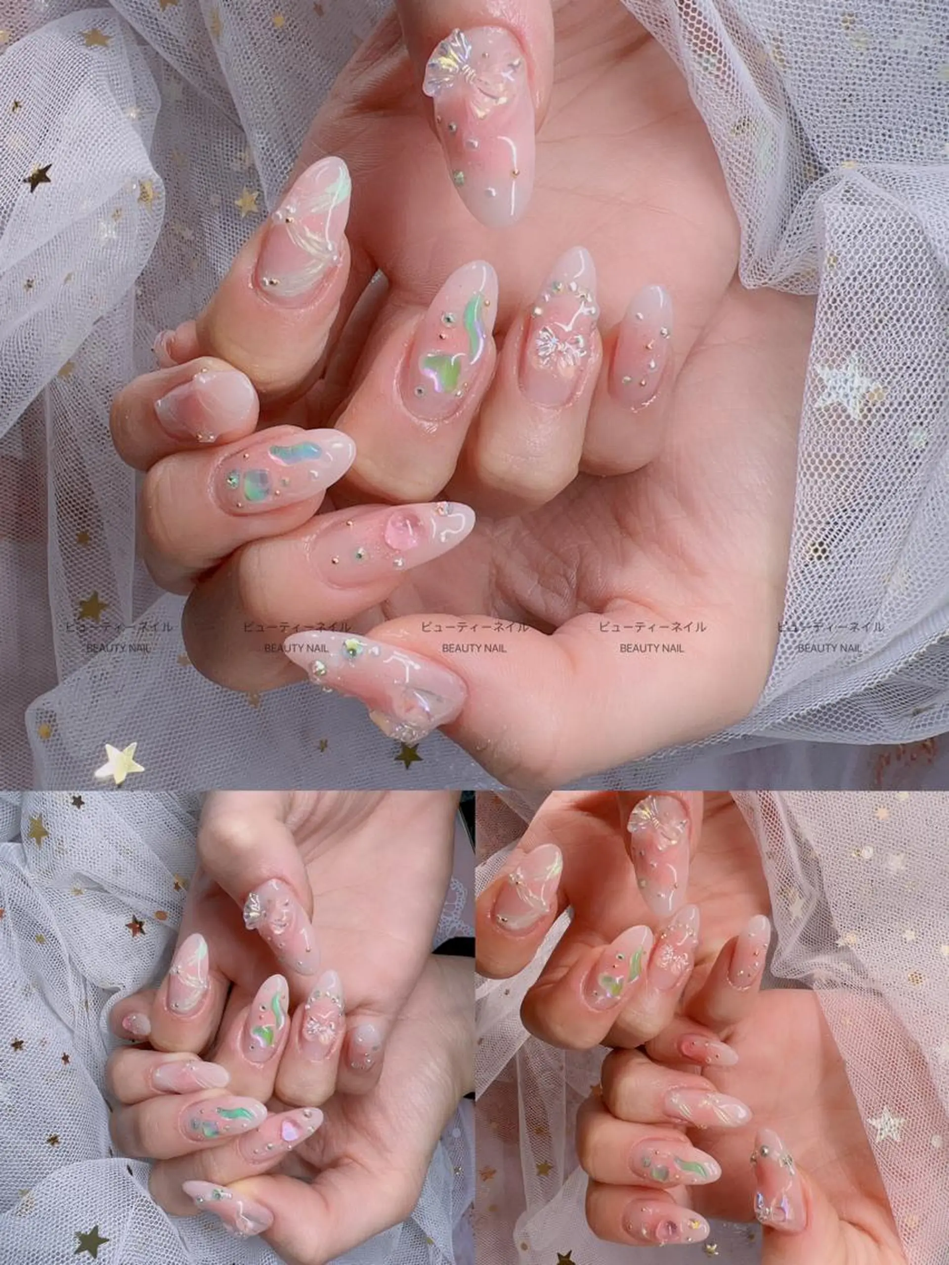 ネイル 長さ出し ジェルネイル Moonstone Salon所属・Moonstone Salonのネイルデザイン