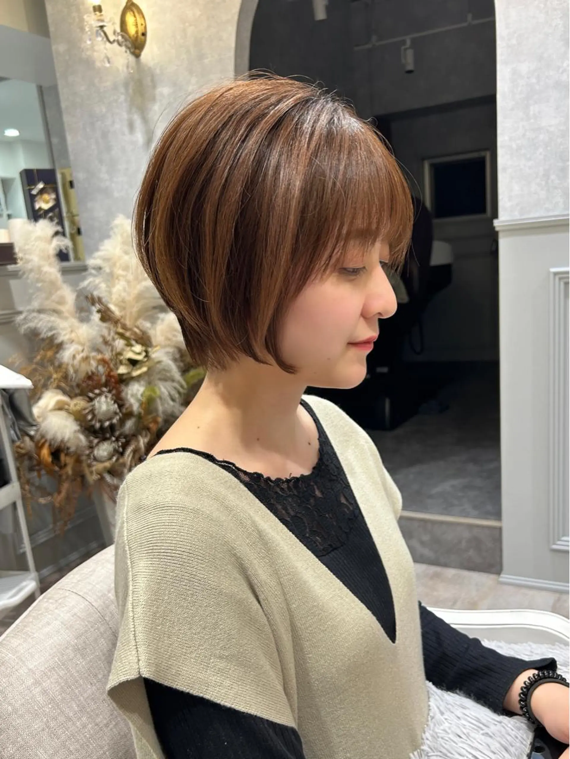 ショート 小野 明日香のヘアスタイル