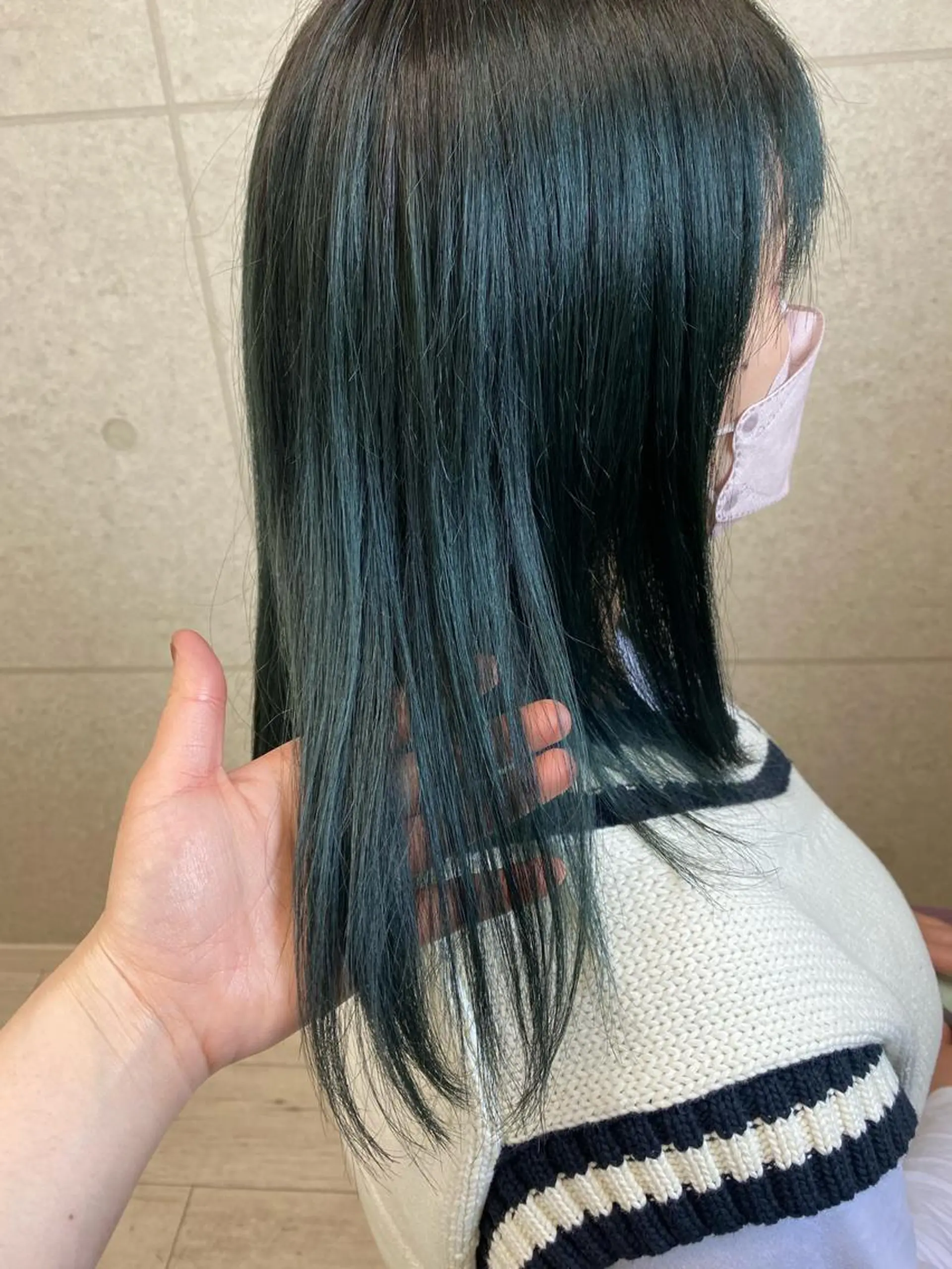 ミディアム カラー 甲斐綾香 /髪質改善/縮毛矯正のヘアスタイル