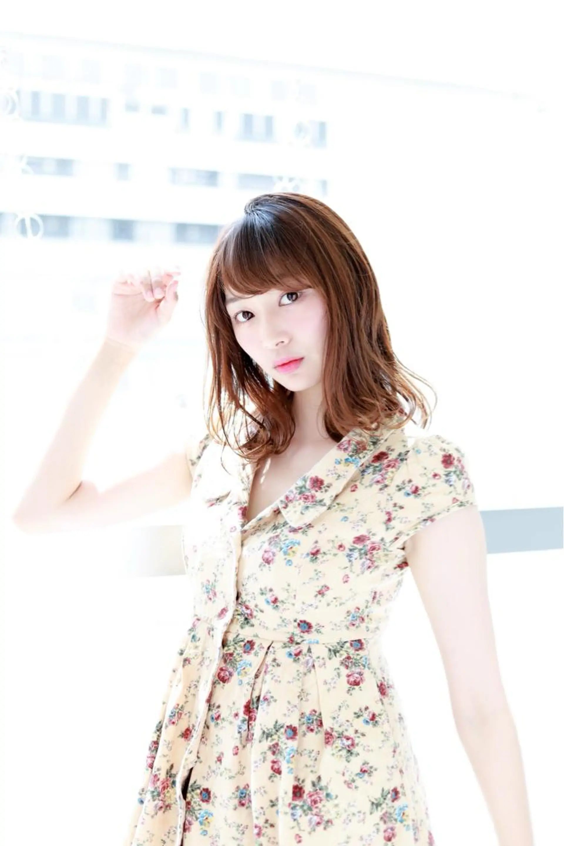 セミロング カラー パーマ ヘアアレンジ カット トリートメント 前髪/ハイライト得意 安西駿一 【銀座】のヘアスタイル