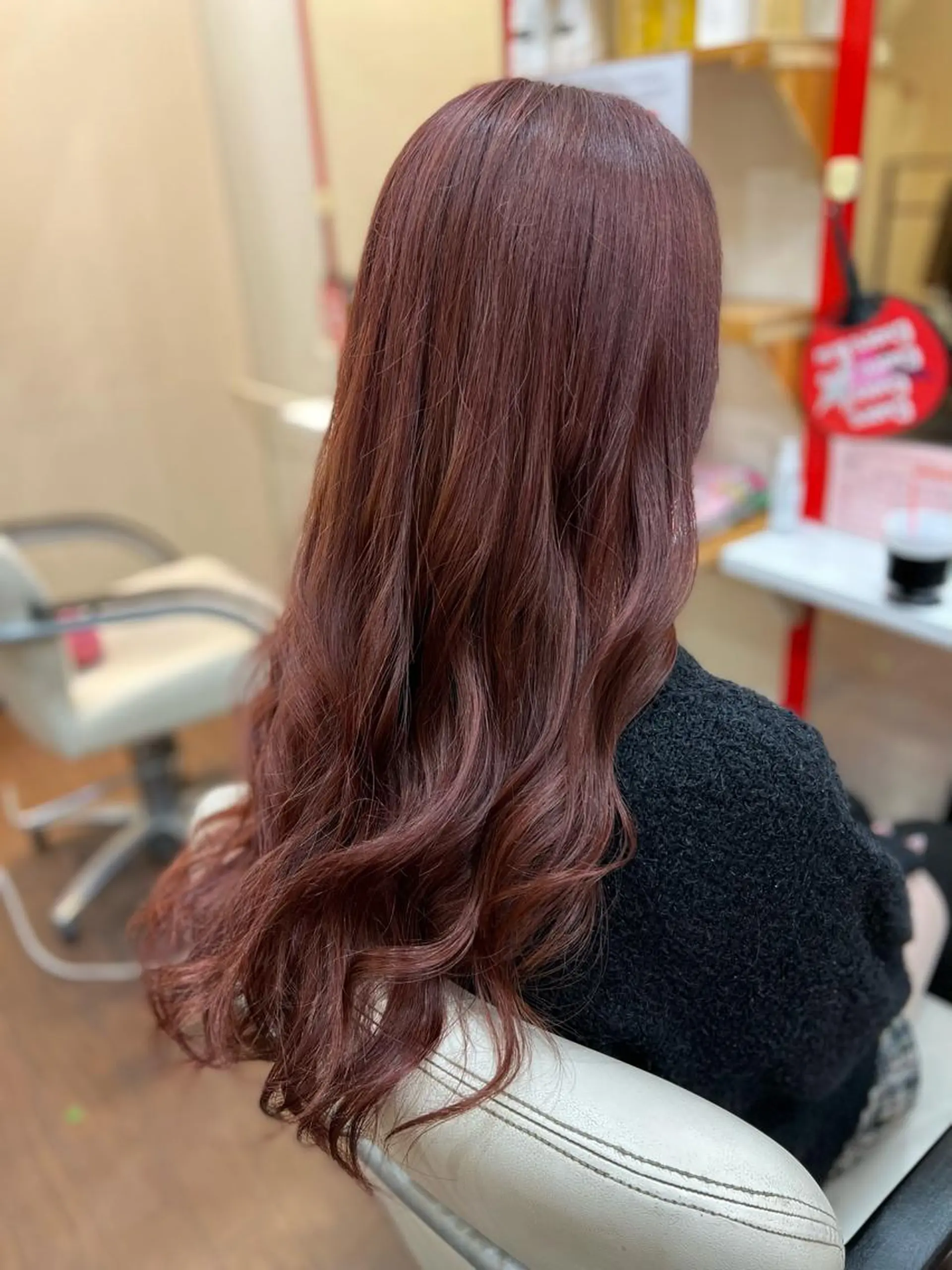 ロング カラー ブラウンカラー ピンクカラー ピンクブラウン ヘアカラー まさき✂︎ブリーチ／ デザインカラーのヘアスタイル