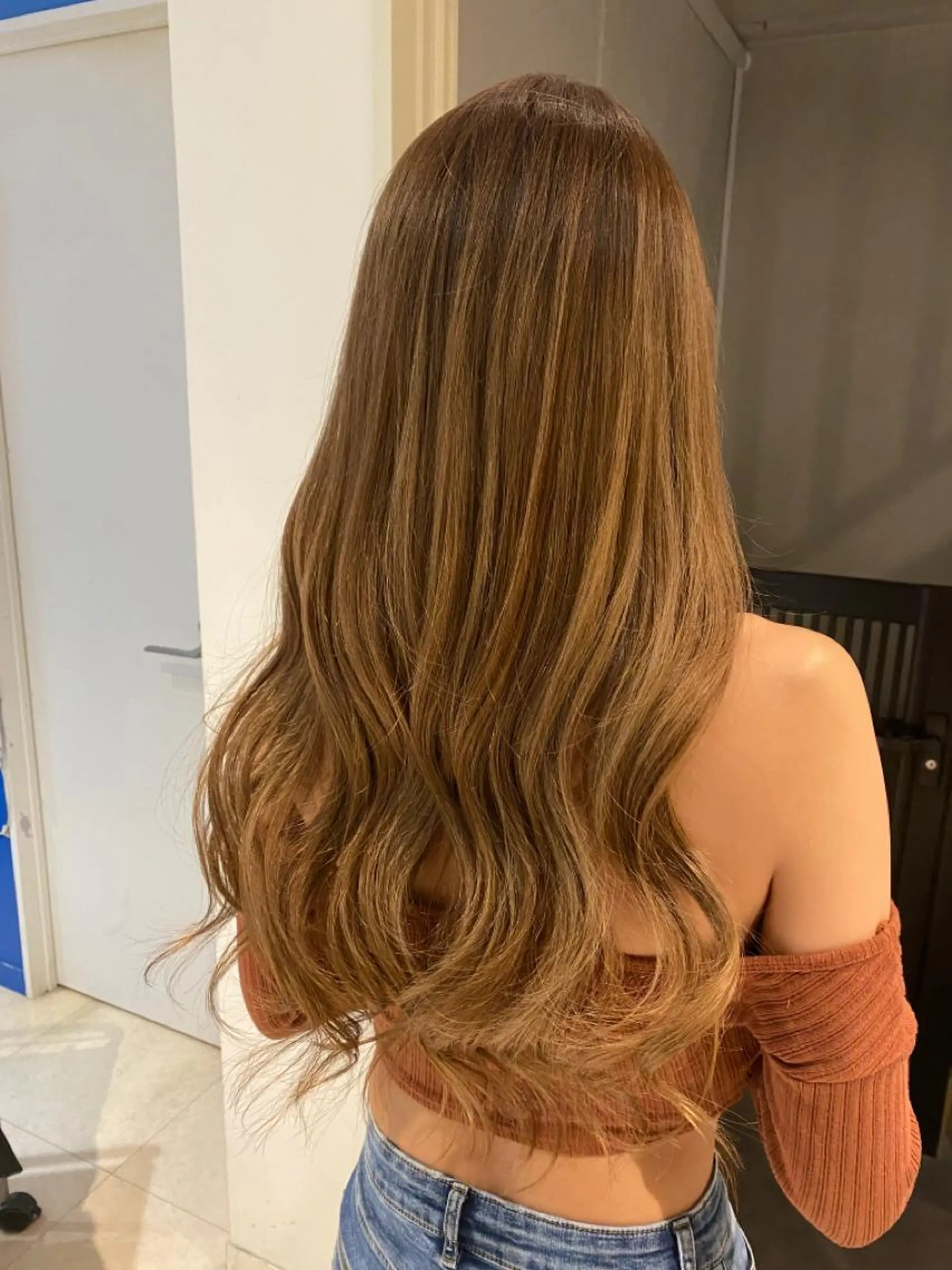 ロング カラー 🌈評価No.1🌈 艶髪カラー❌エクステのヘアスタイル