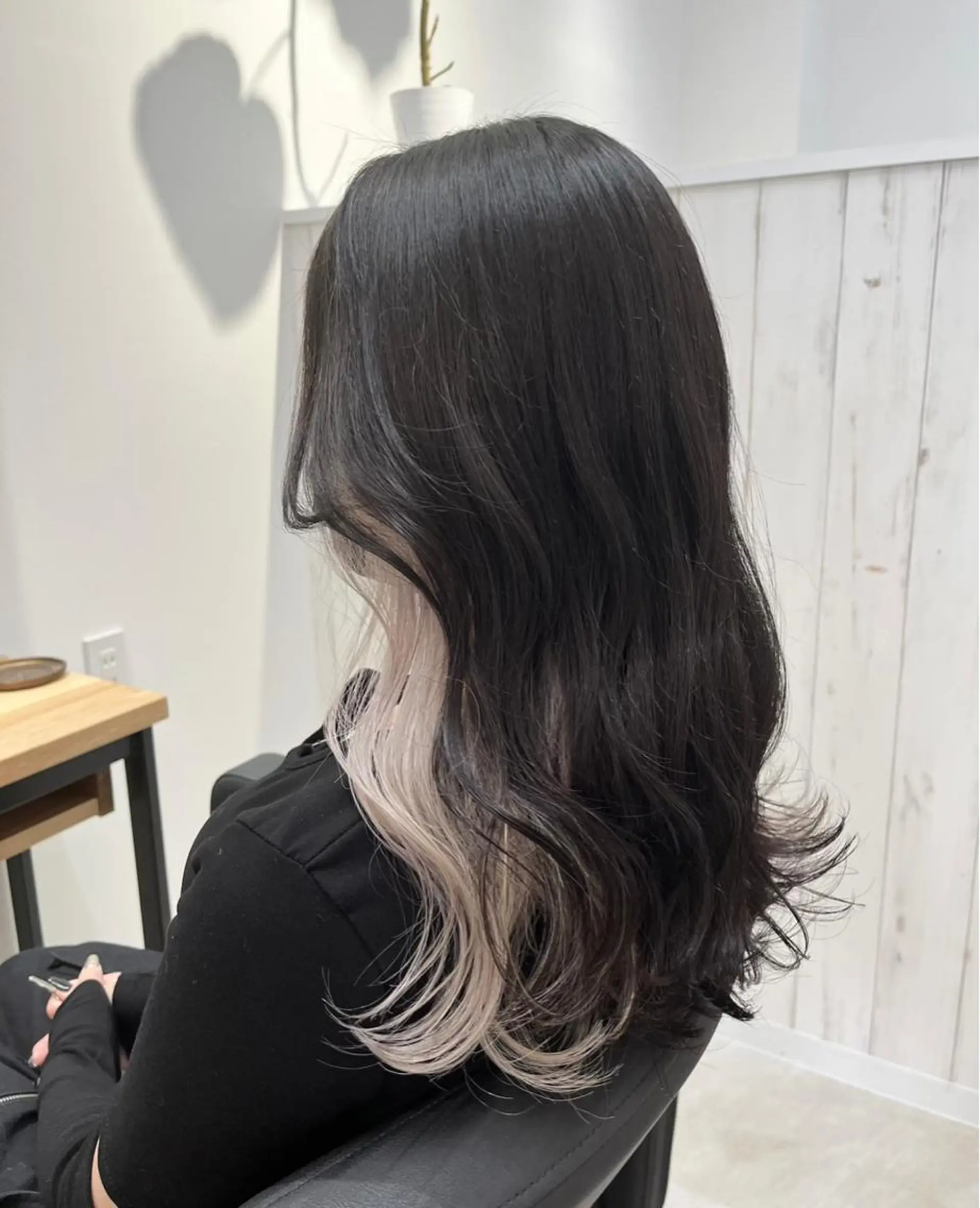 セミロング ヘアカラー waku 豊橋藤沢店のヘアスタイル