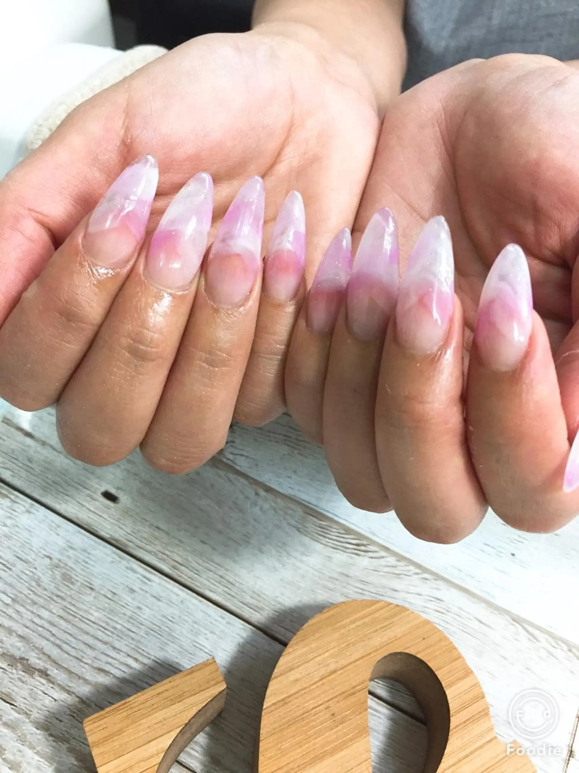 ネイル 大理石ネイル(マーブル) 坂田 澄香のネイルデザイン