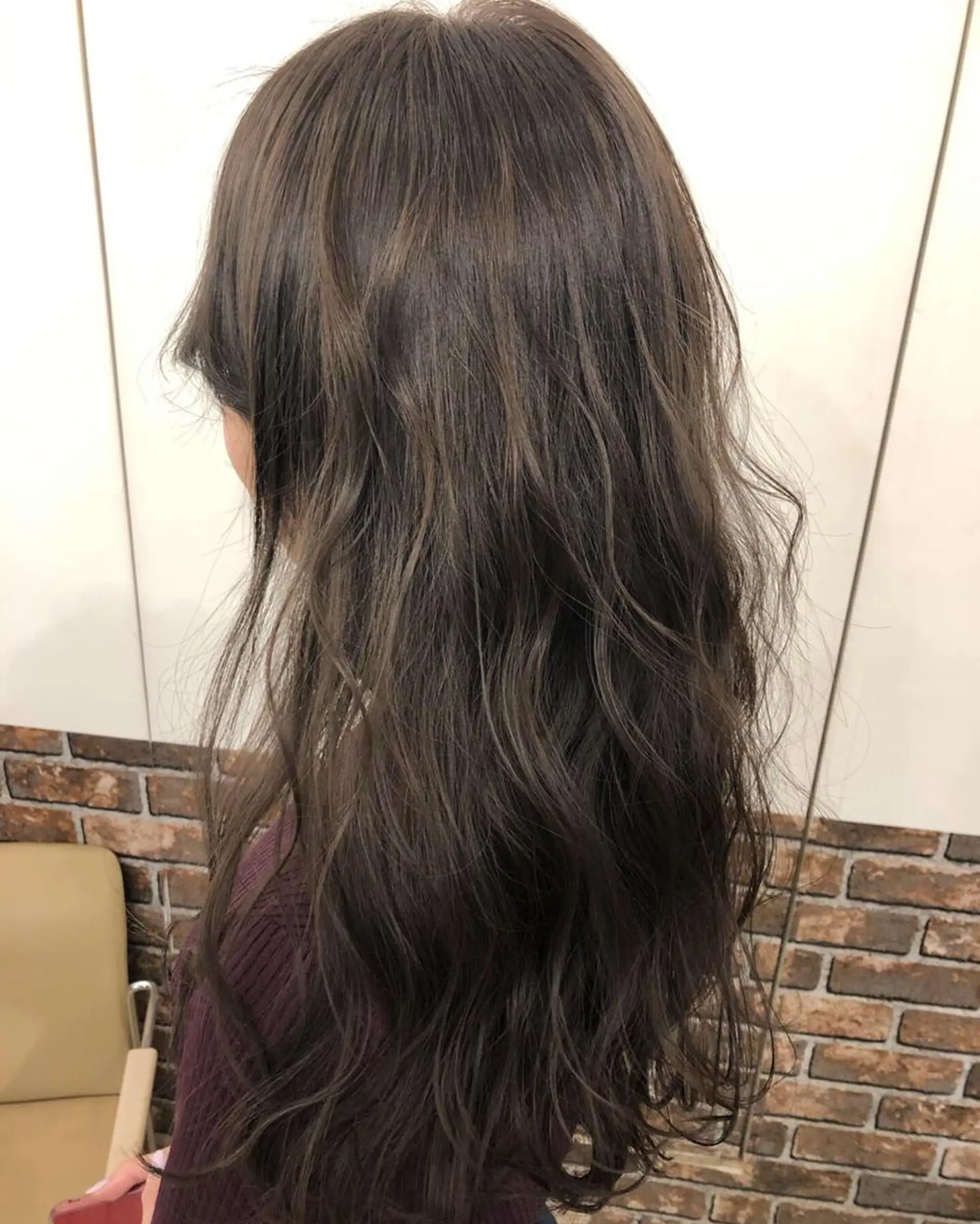 ロング カラー 透明感カラー グレージュ 🟦西荻窪メンズ特化 美容師🟦Yu-Jiのヘアスタイル