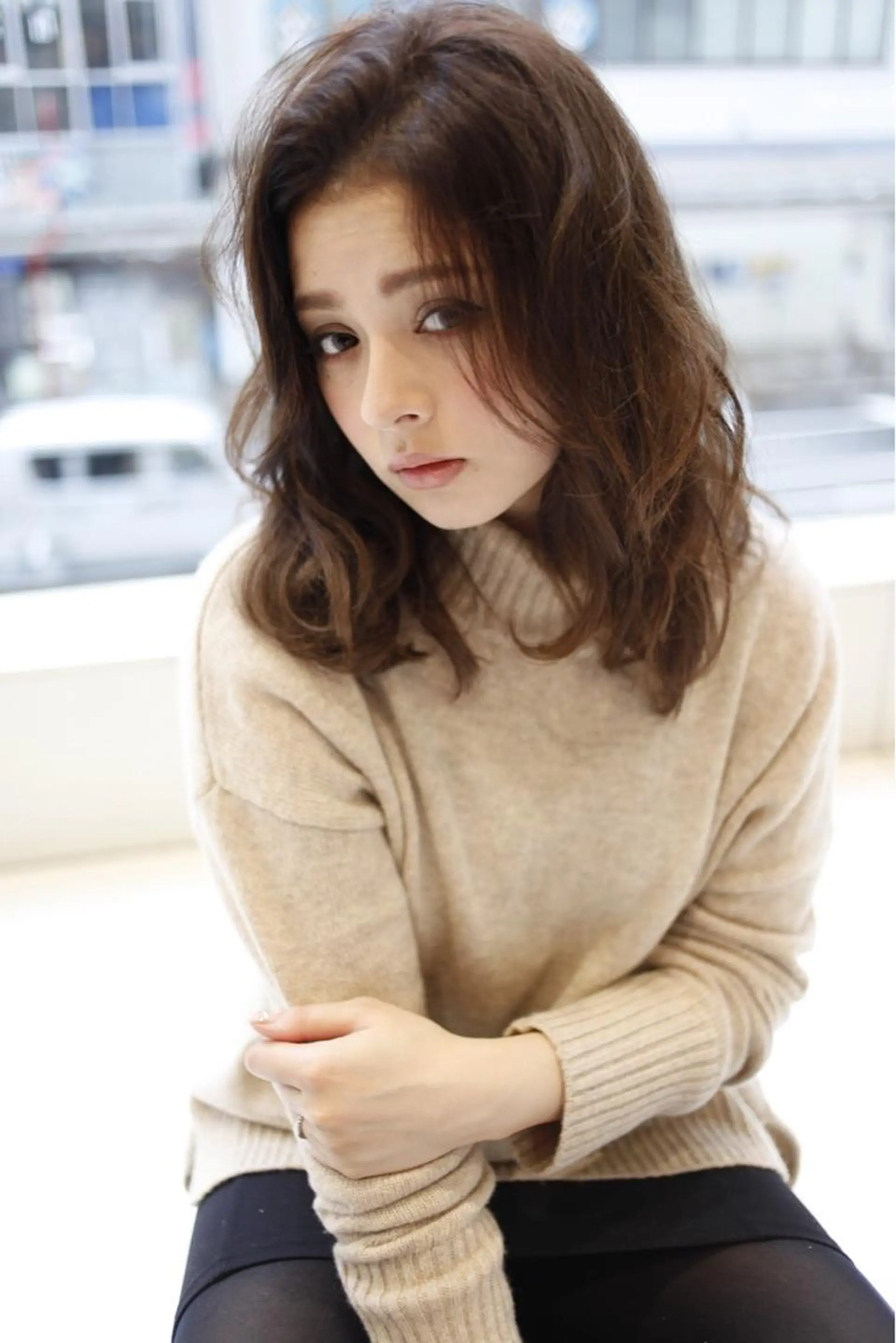 セミロング ボブ/レイヤー/ nanamiのヘアスタイル