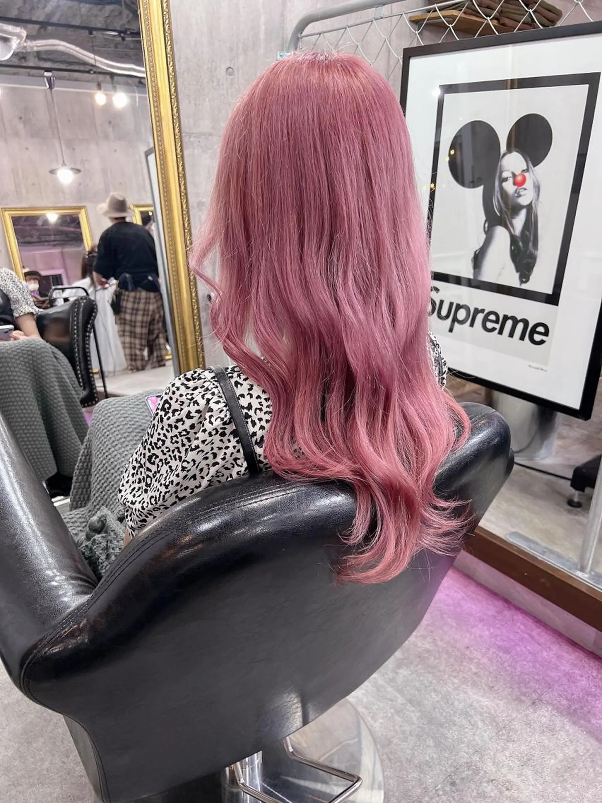 ロング アッシュ ボブ エクステ ハイライト 学生 ヘアカラー ☀️ハイトーンボブ ☀️石川 海斗のヘアスタイル