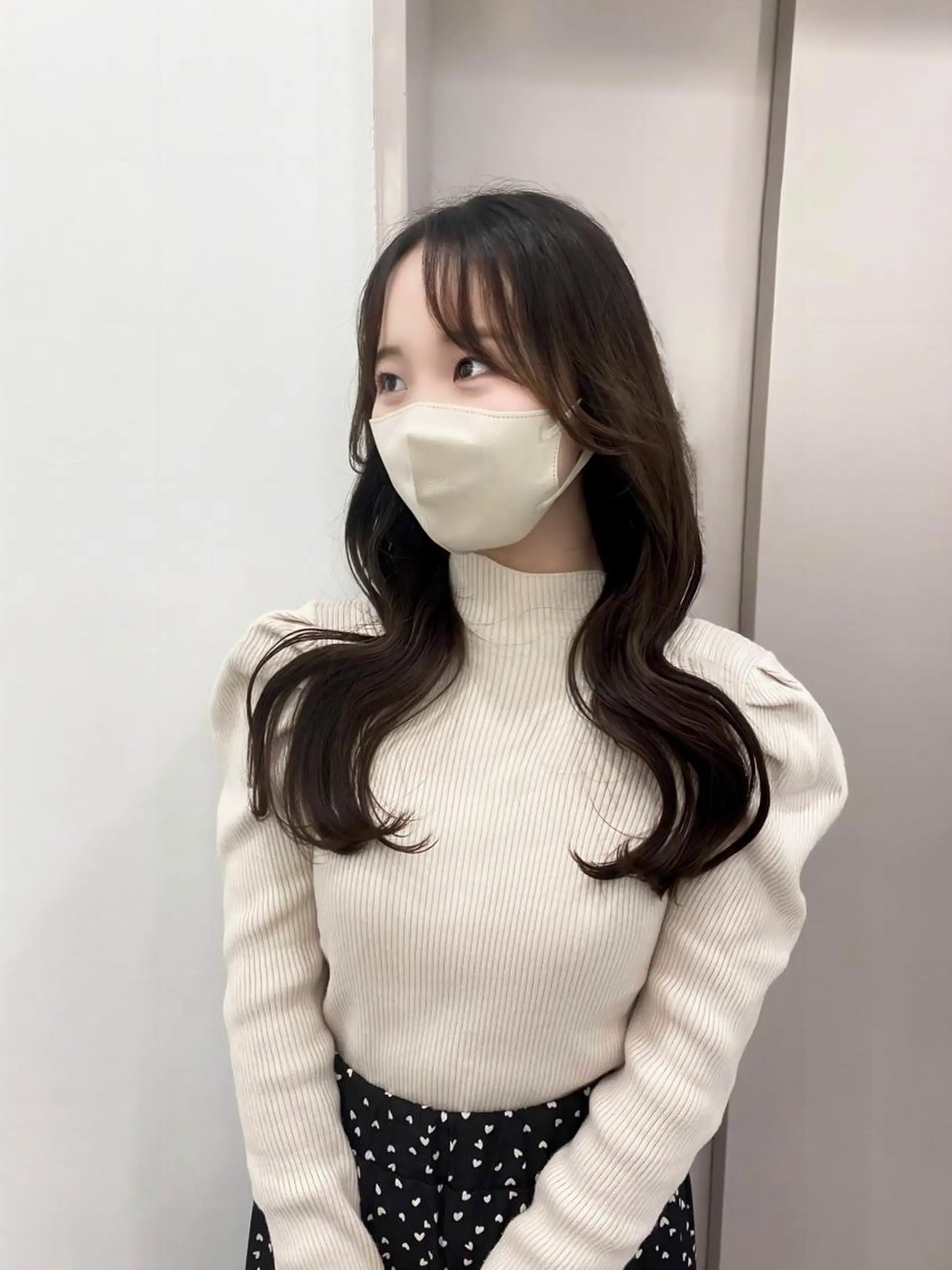 ロング カラー ヘアアレンジ 韓国ヘア🩶리나🤍 りぴのヘアスタイル