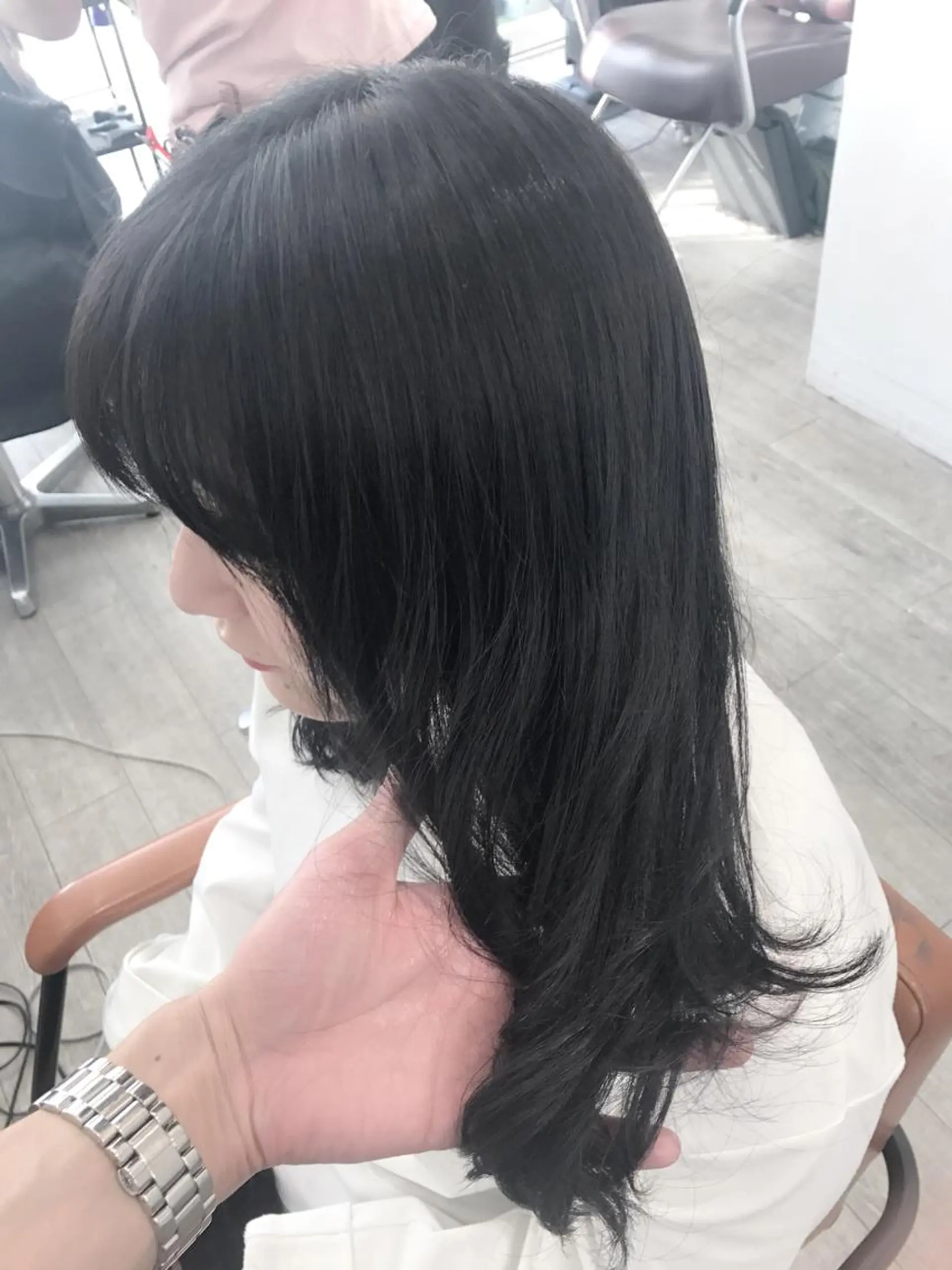 カラー ブルーカラー ブルージュ ヘアカラー トリートメント ヘッドスパ グレージュ/髪質改善 Yamato.hのヘアスタイル