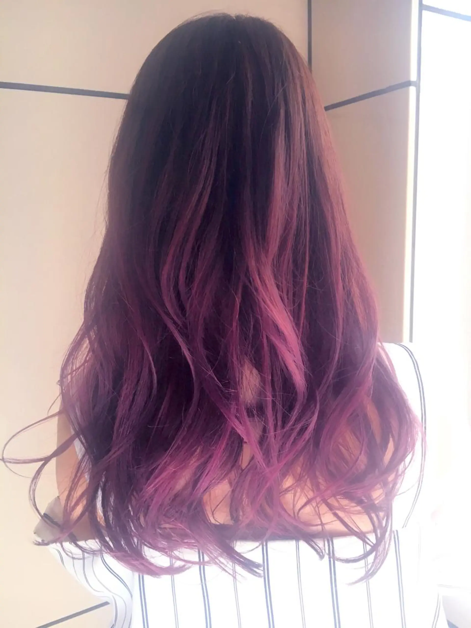 ロング カラー 前濱 ノゾミのヘアスタイル