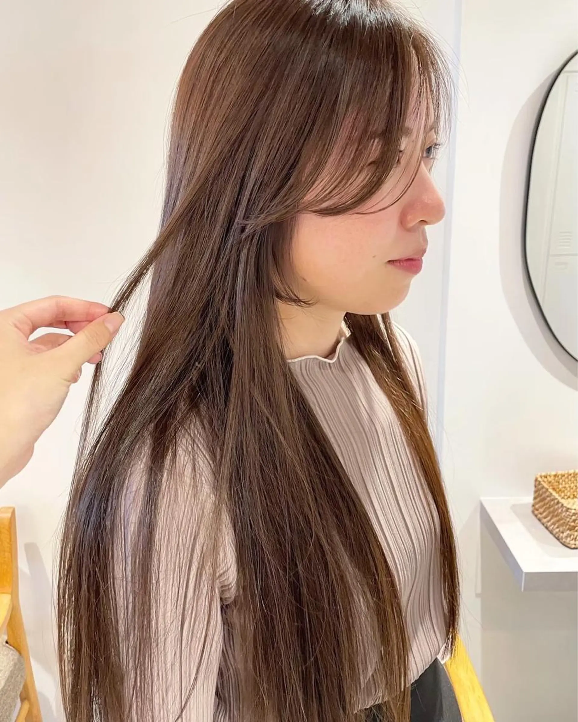 ロング カラー 池田 未瑠のヘアスタイル