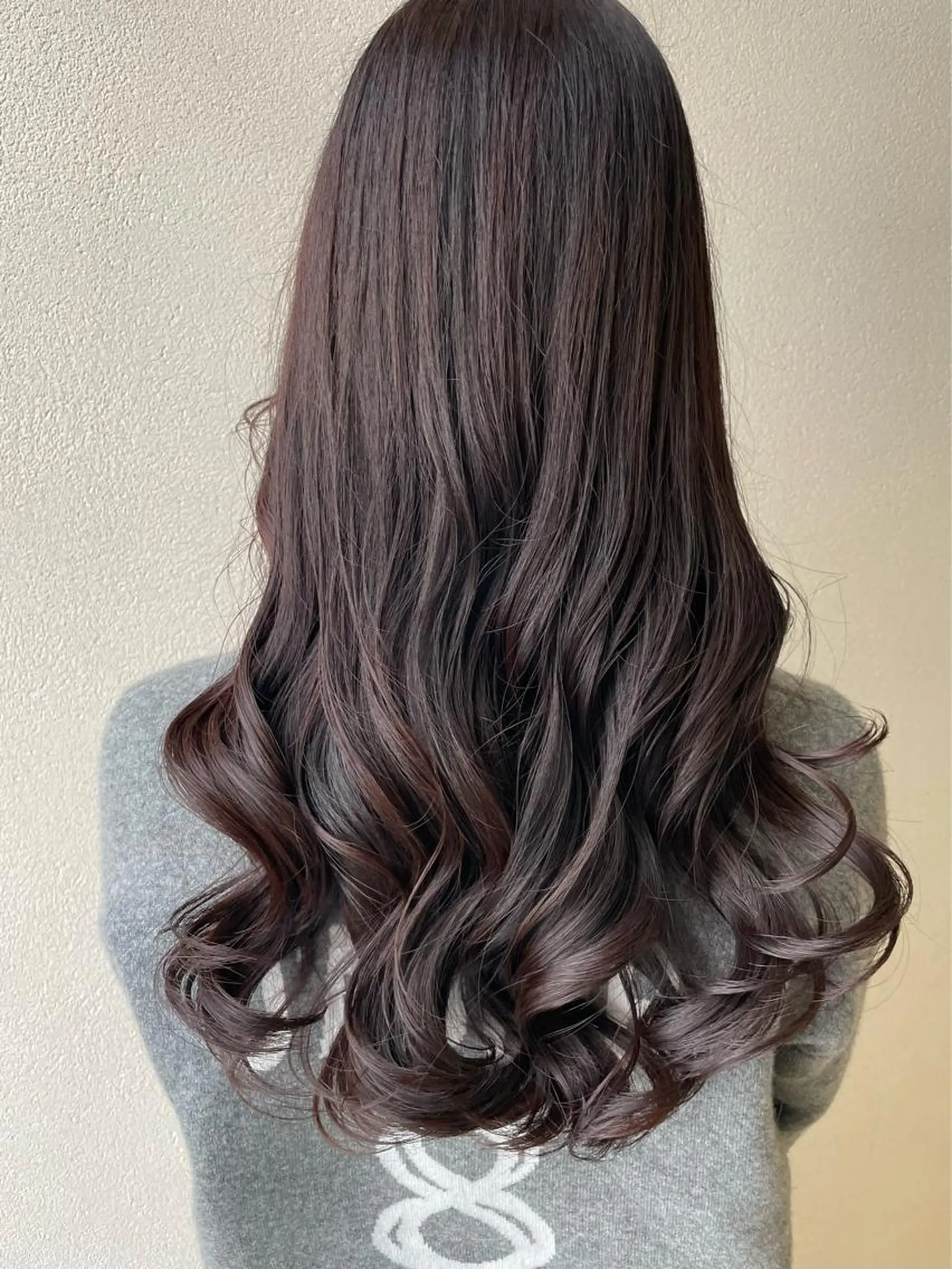 ロング カラー ベージュカラー ピンクカラー ピンクベージュ カット ヘアカラー トリートメント 沢田 瞳のヘアスタイル