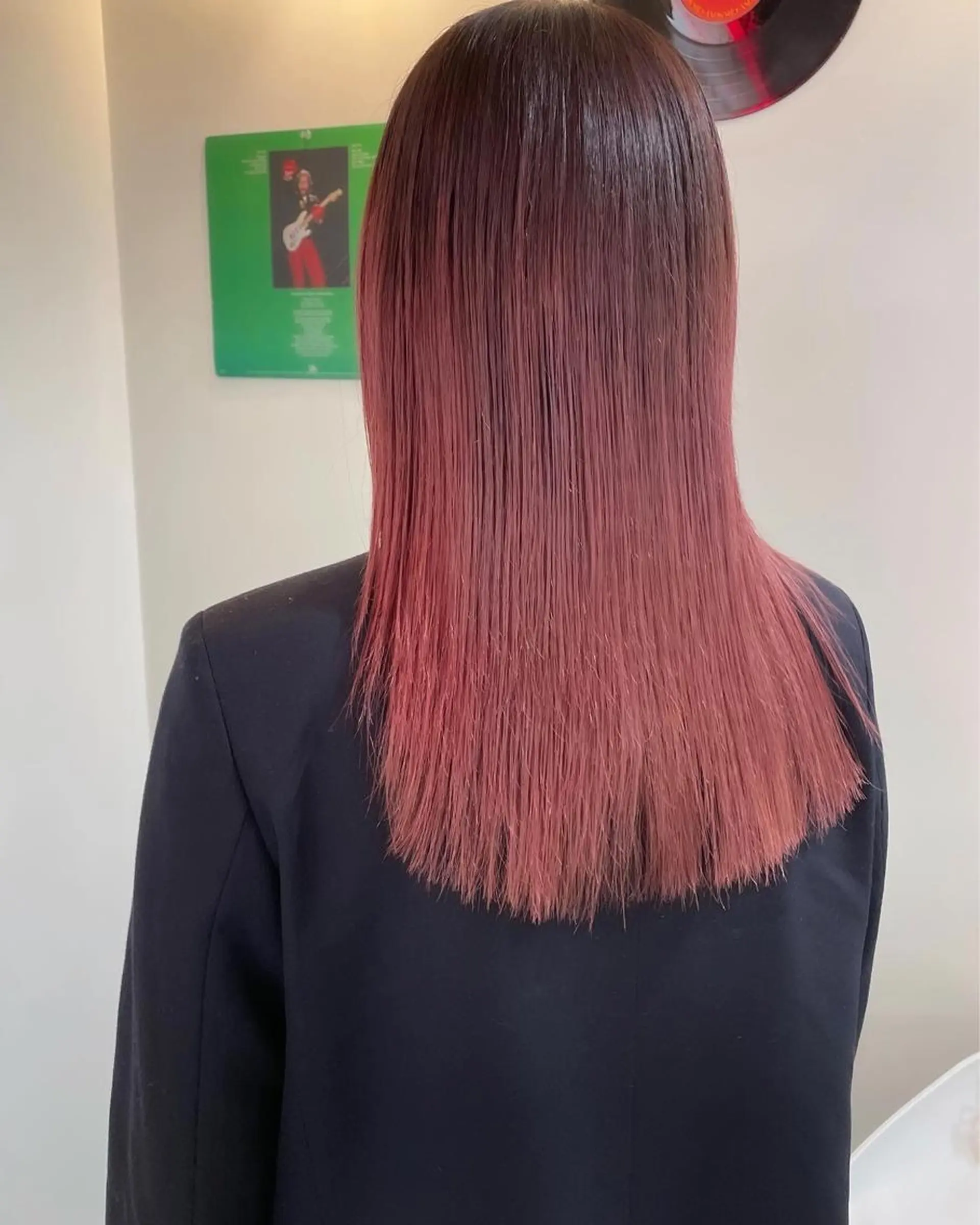 セミロング カラー ヘアアレンジ 💖美髪矯正💖 辻未侑のヘアスタイル