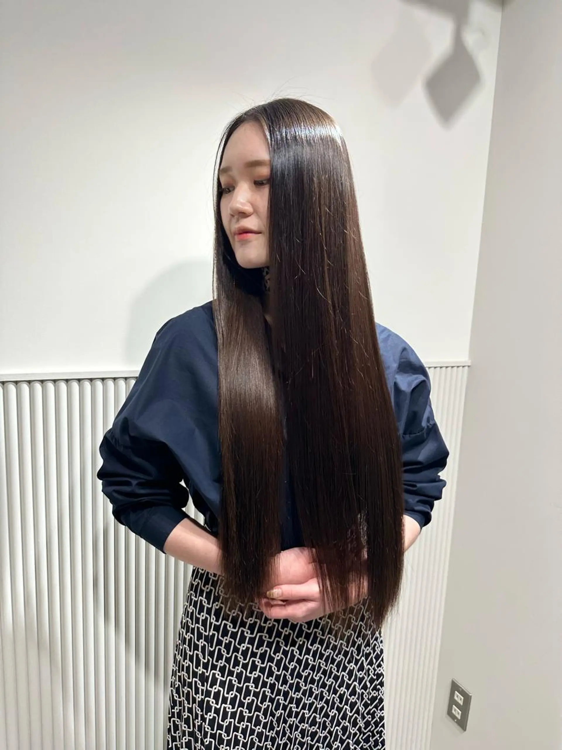 ロング 髪質改善 縮毛矯正 トリートメント 酸熱トリートメント 髪質改善/美髪師/ 田邊翔伍のヘアスタイル